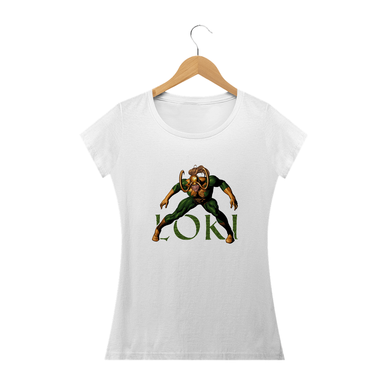 Nome do produto  Camiseta Feminina - Loki