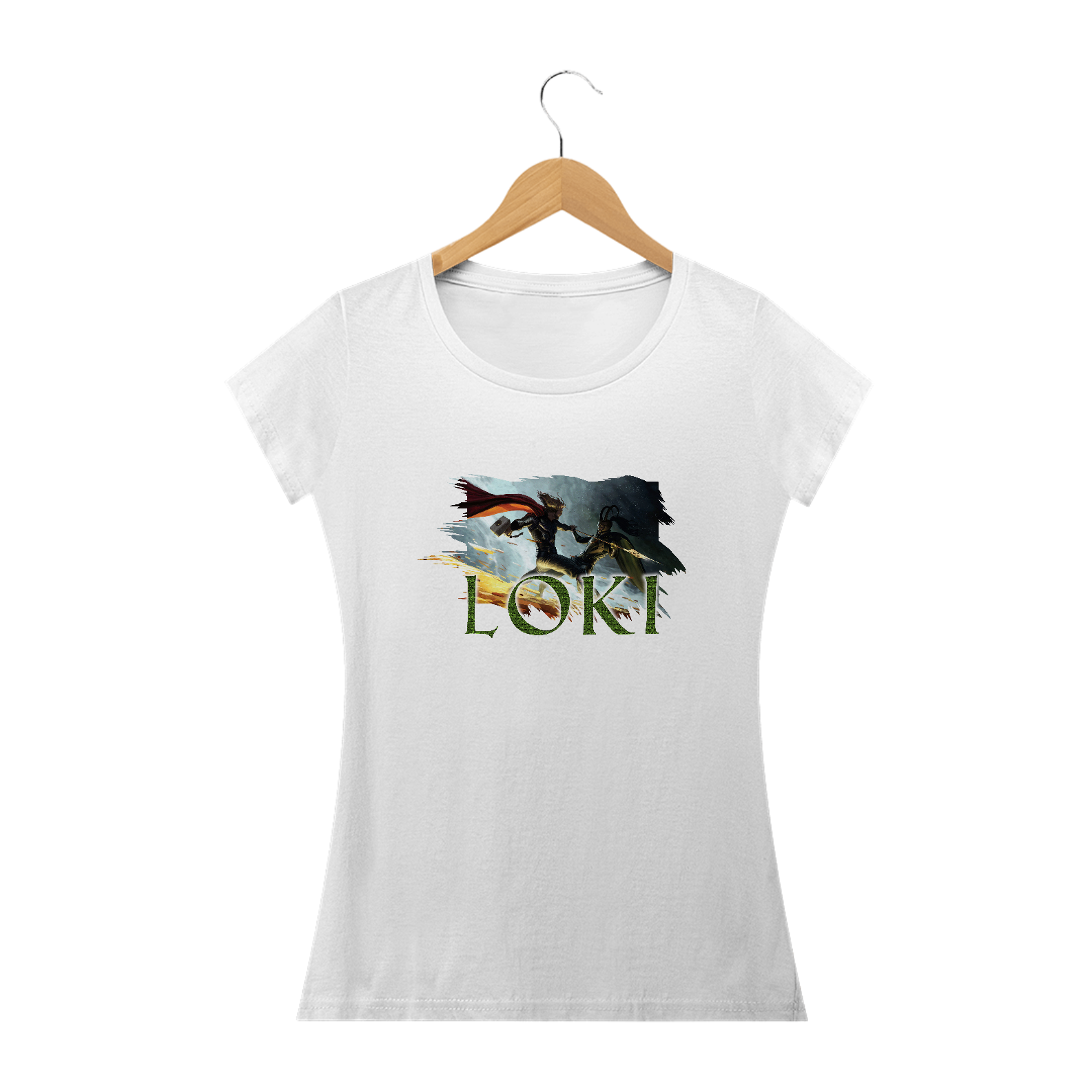 Nome do produto  Camiseta Feminina - Loki