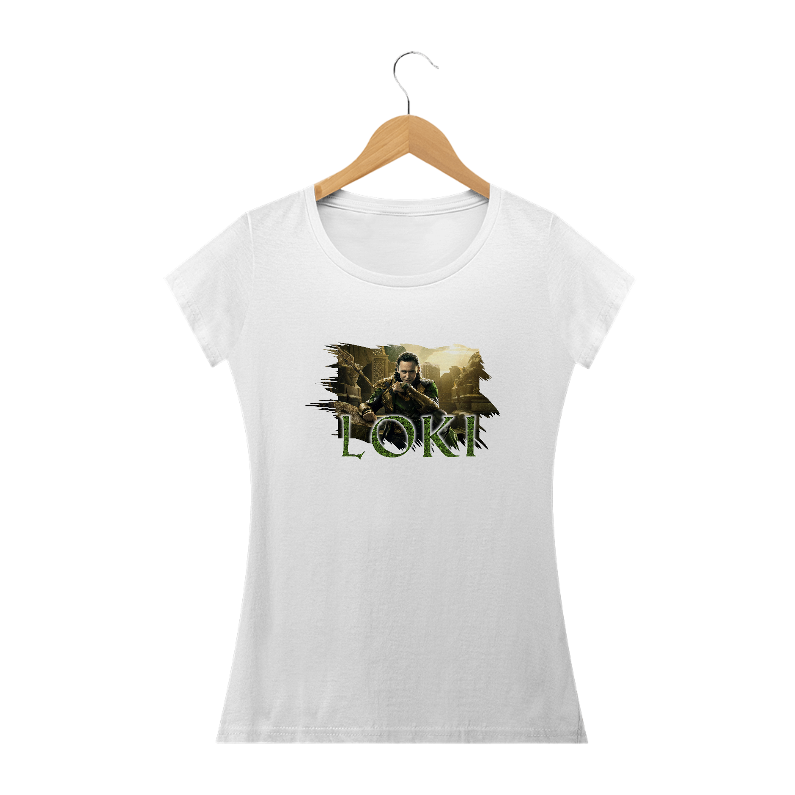Nome do produto  Camiseta Feminina - Loki