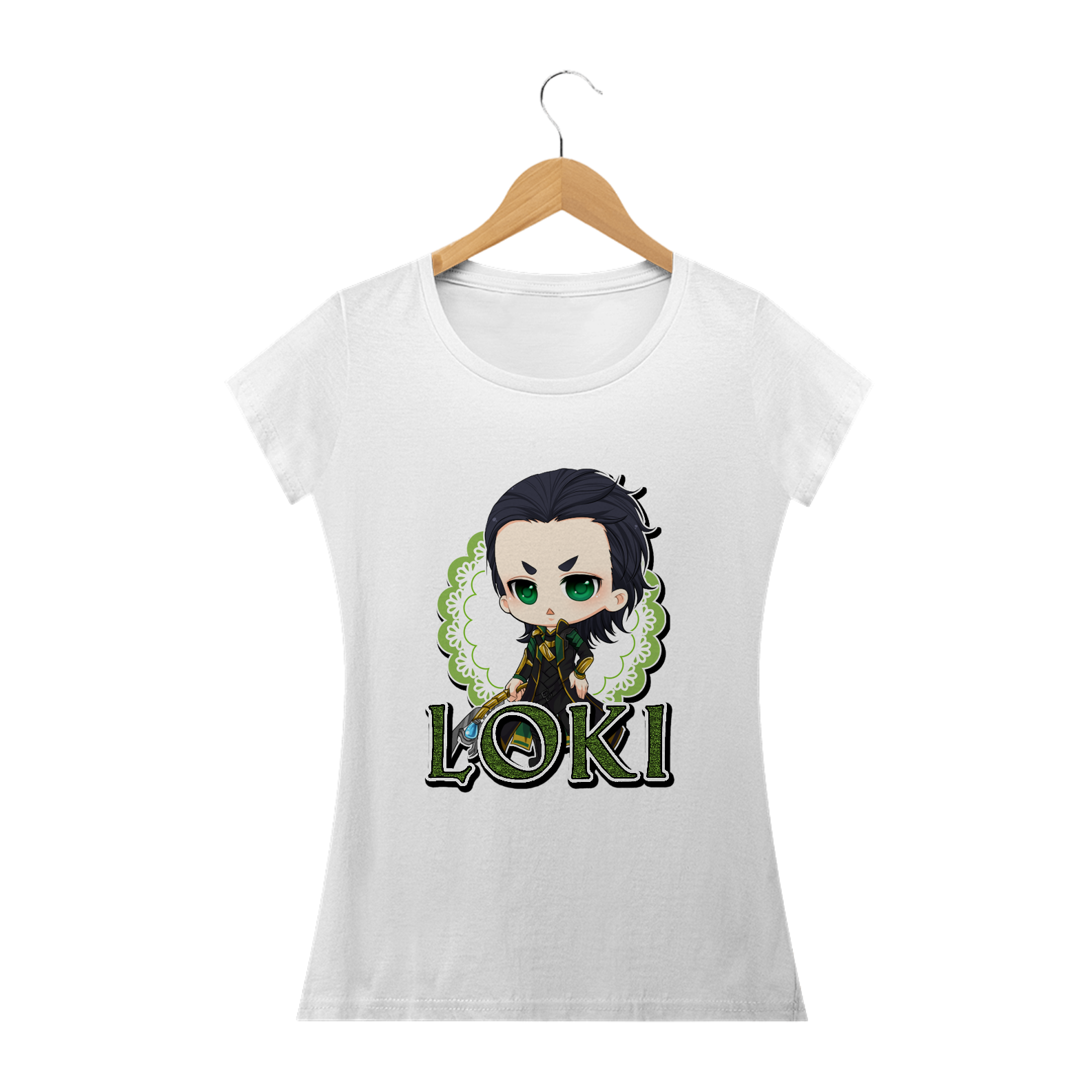 Nome do produto  Camiseta Feminina - Loki