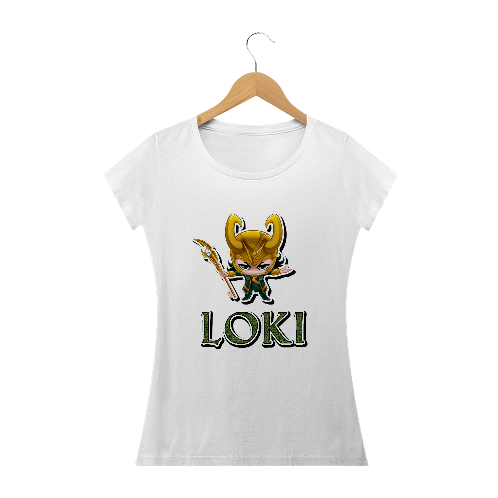 Nome do produto  Camiseta Feminina - Loki
