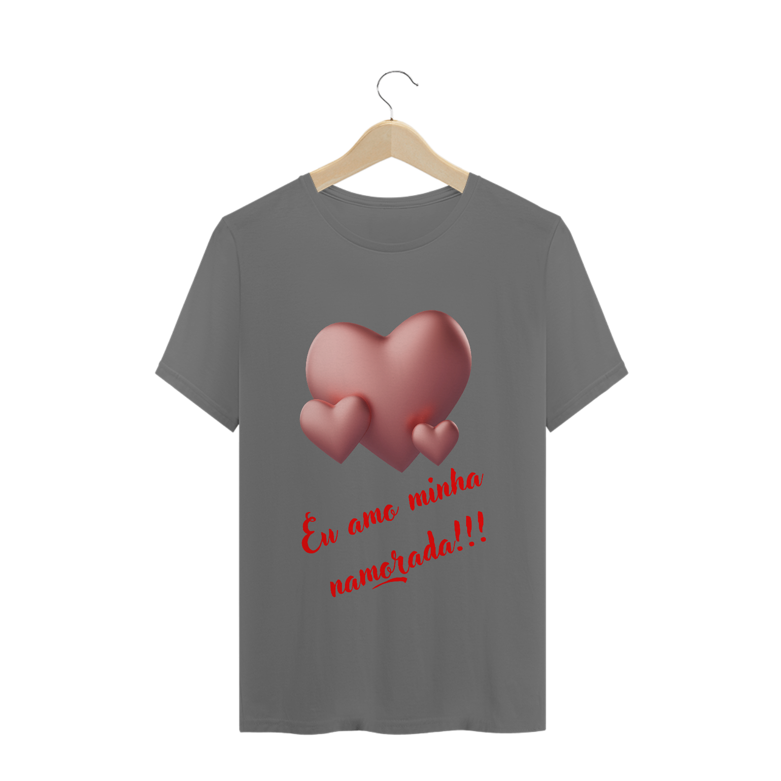 T-Shirt Estonada - Eu amo minha namorada