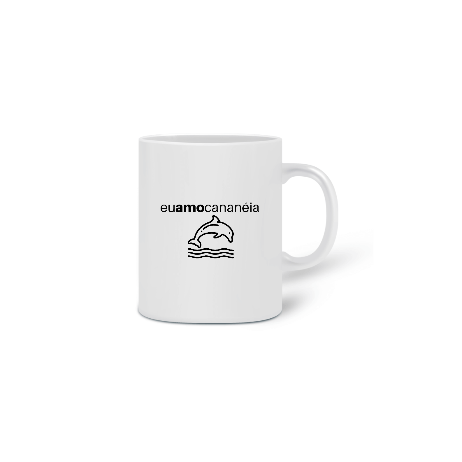 Nome do produto  Caneca Branca Eu Amo Cananéia