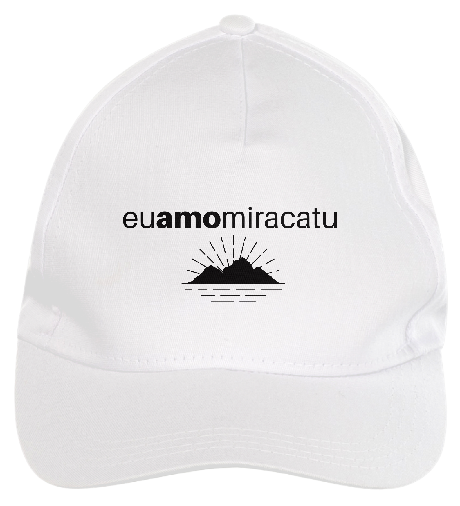 Nome do produto  Boné de Brim Eu Amo Miracatu