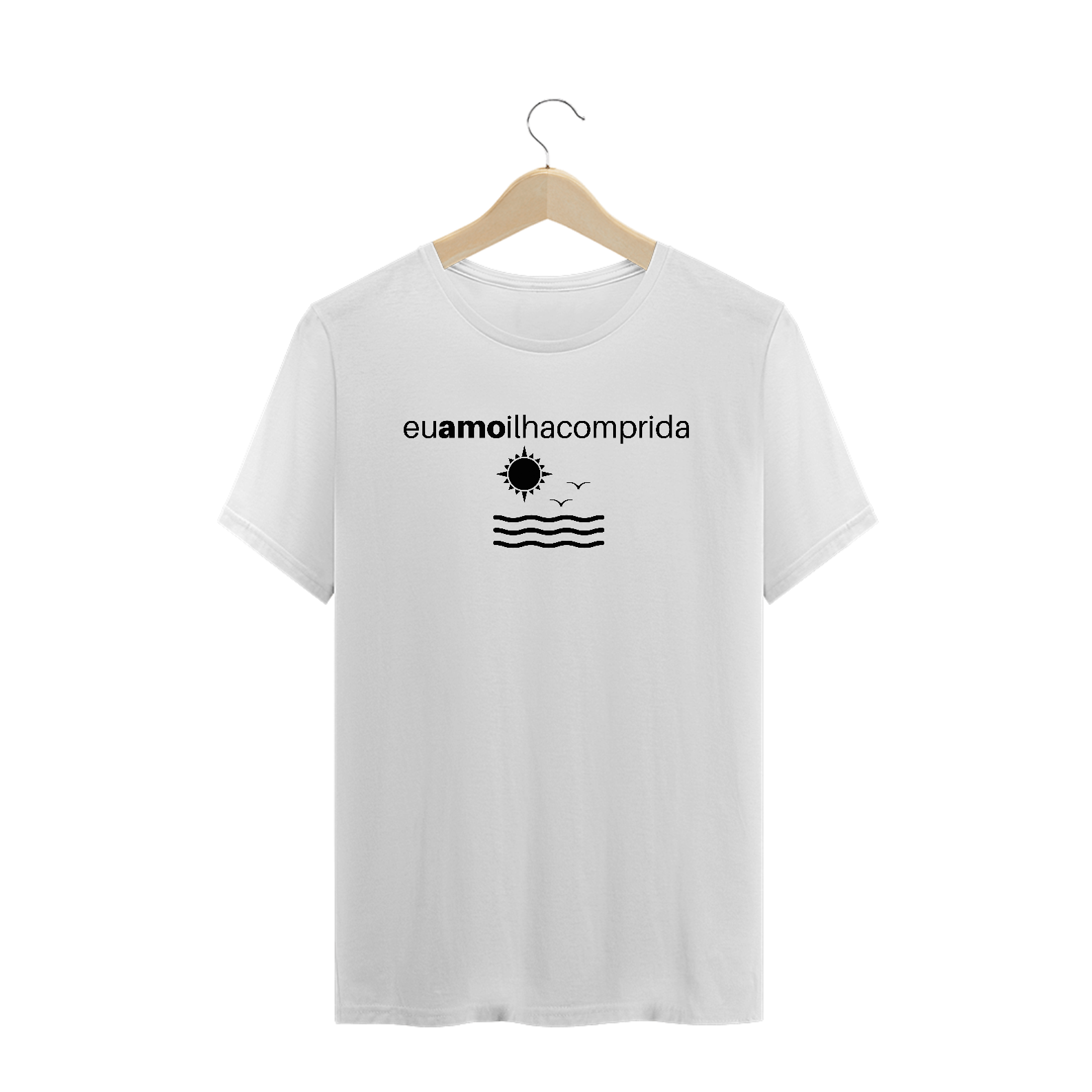 Nome do produto  T-shirt Prime Eu Amo Ilha Comprida