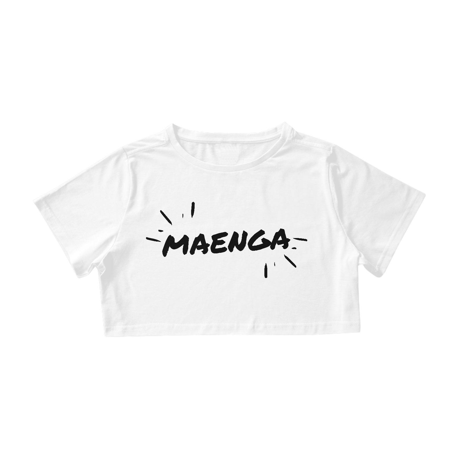 Nome do produto  Camiseta Cropped Maenga