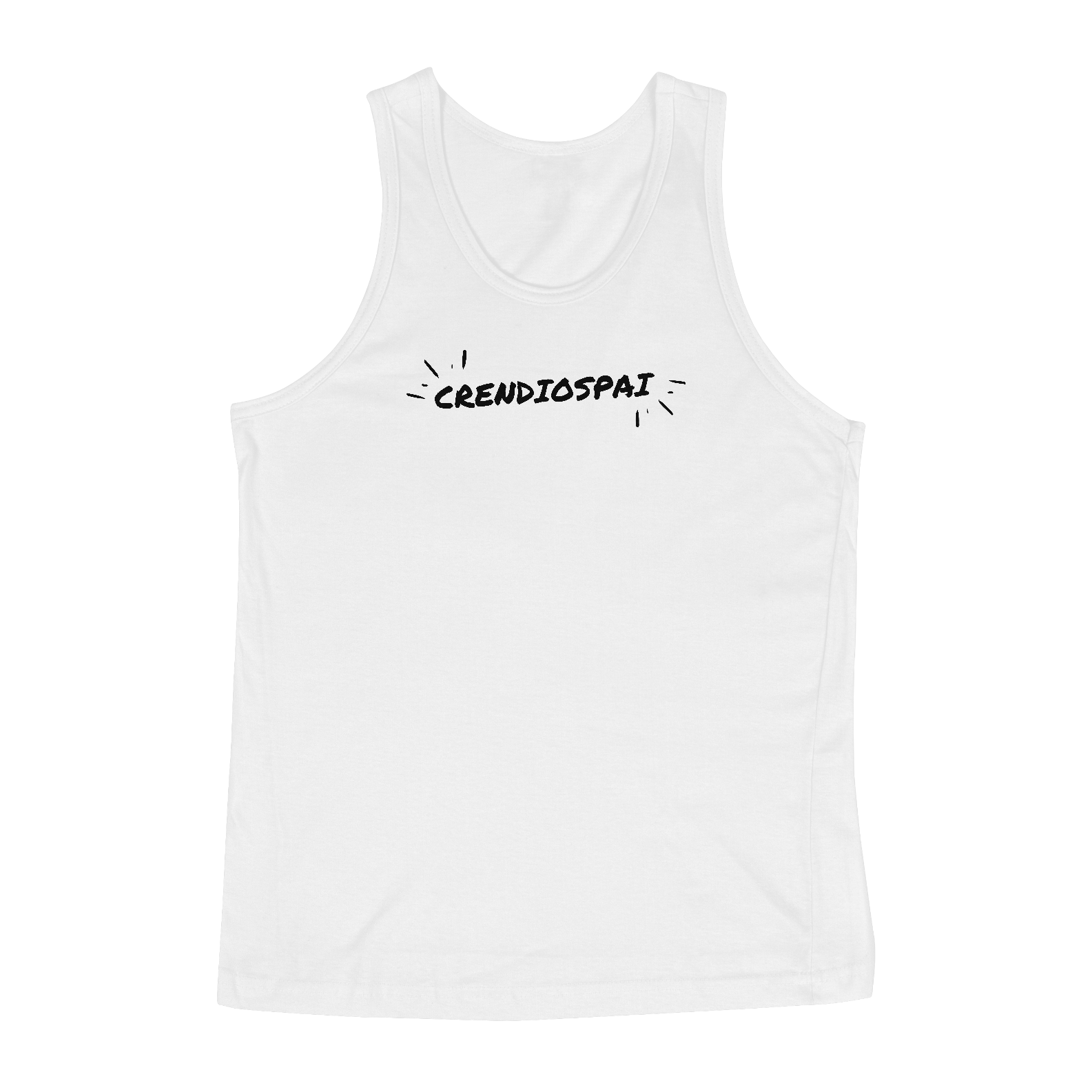 Nome do produto  Camiseta Regata Crendiospai