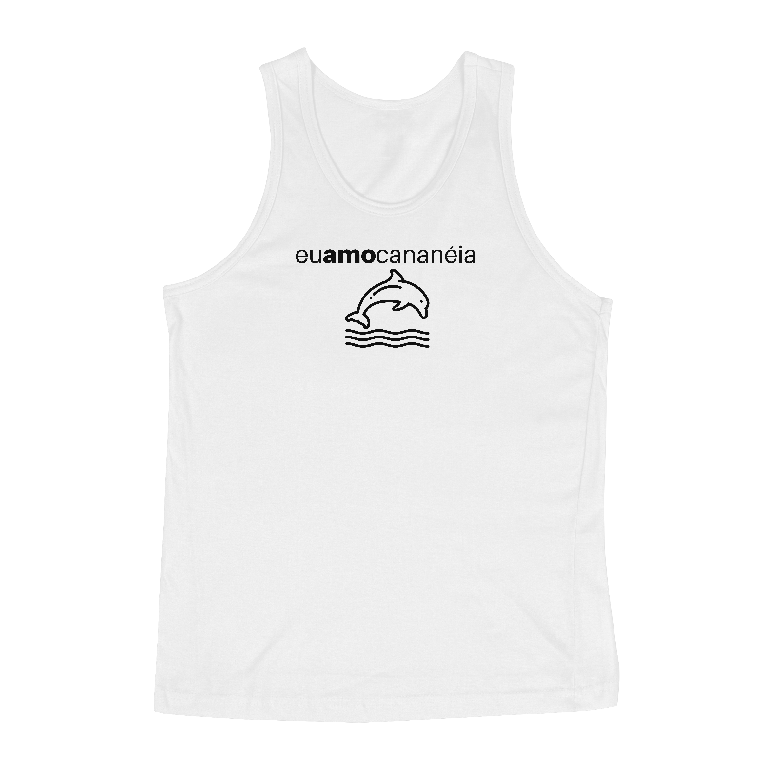 Nome do produto  Camiseta Regata Eu Amo Cananéia