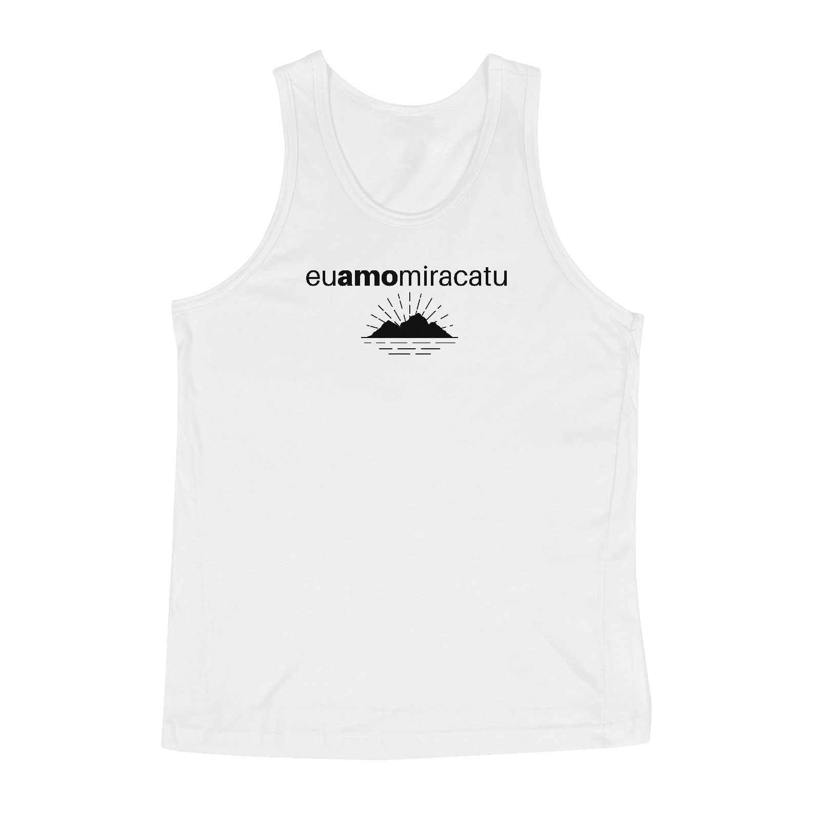 Nome do produto  Camiseta Regata Eu Amo Miracatu