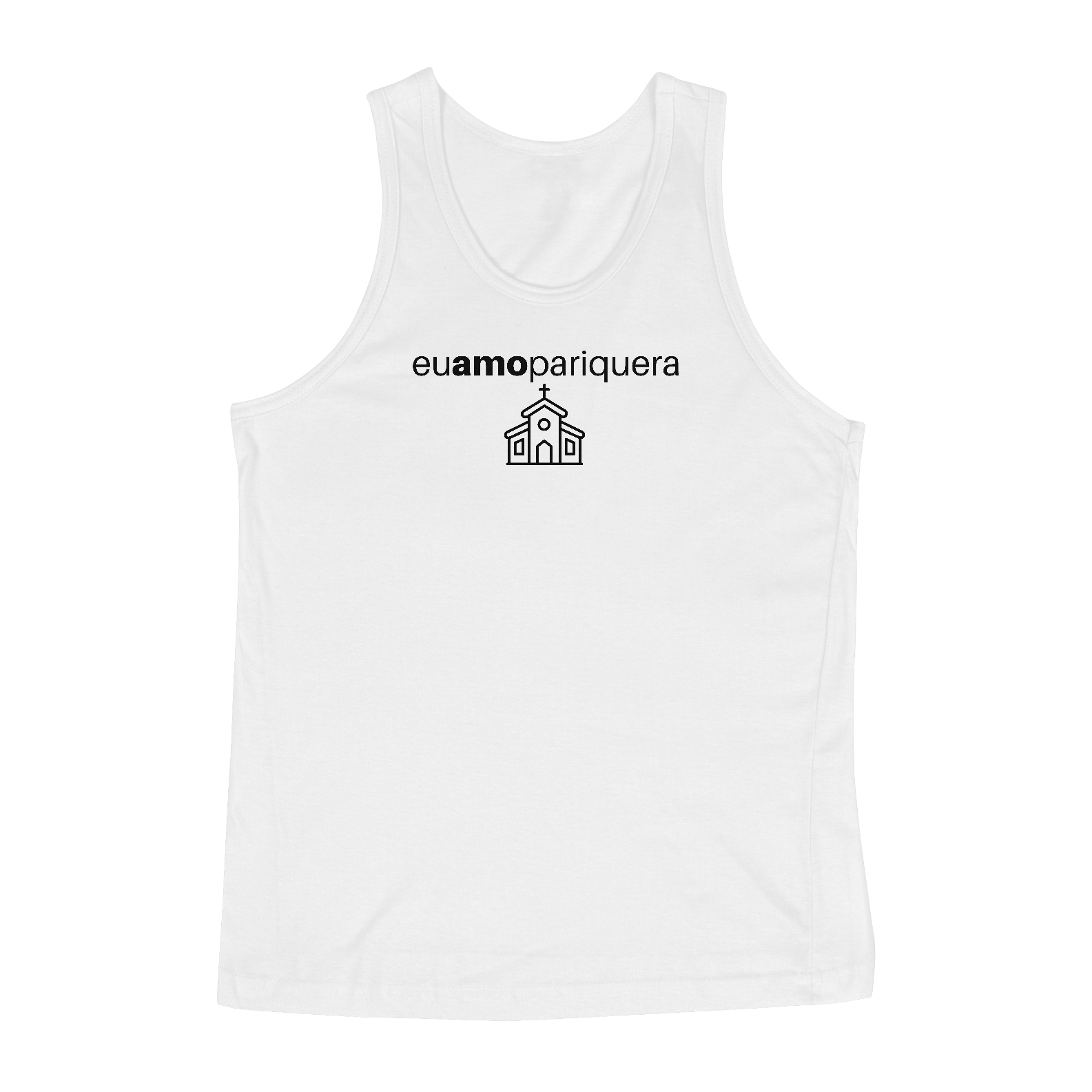 Nome do produto  Camiseta Regata Eu Amo Pariquera