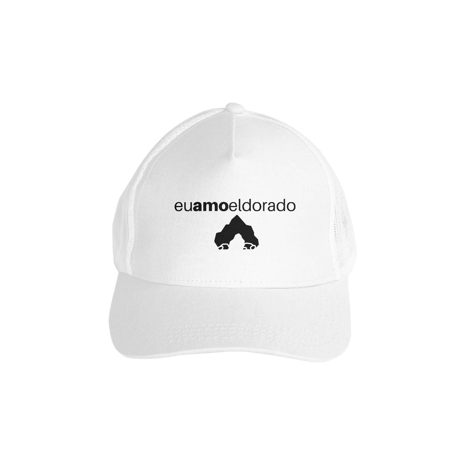 Nome do produto  Boné Americano com Tela Eu Amo Eldorado