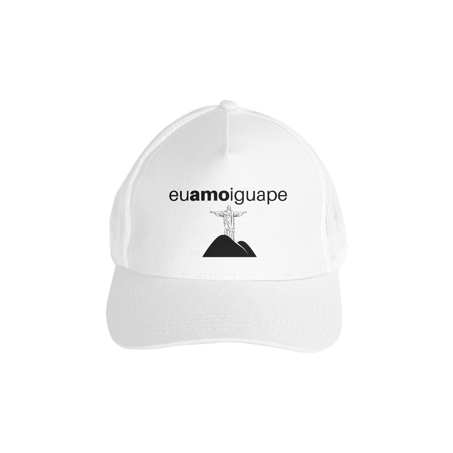 Nome do produto  Boné Americano com Tela Eu Amo Iguape