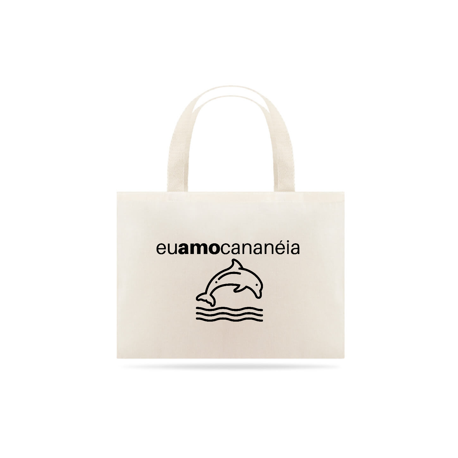 Nome do produto  Ecobag Grande Eu Amo Cananéia