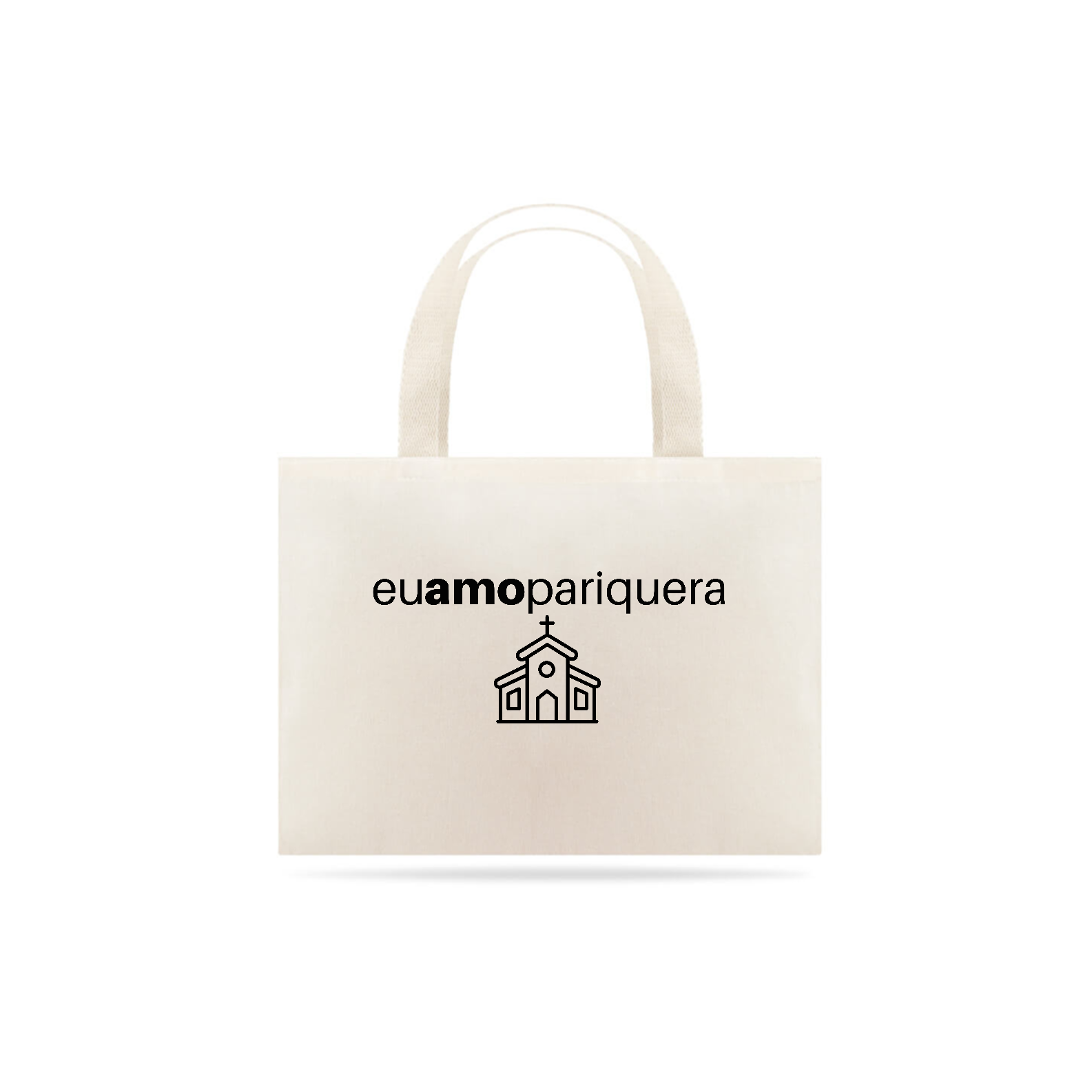 Nome do produto  Ecobag Grande Eu Amo Pariquera