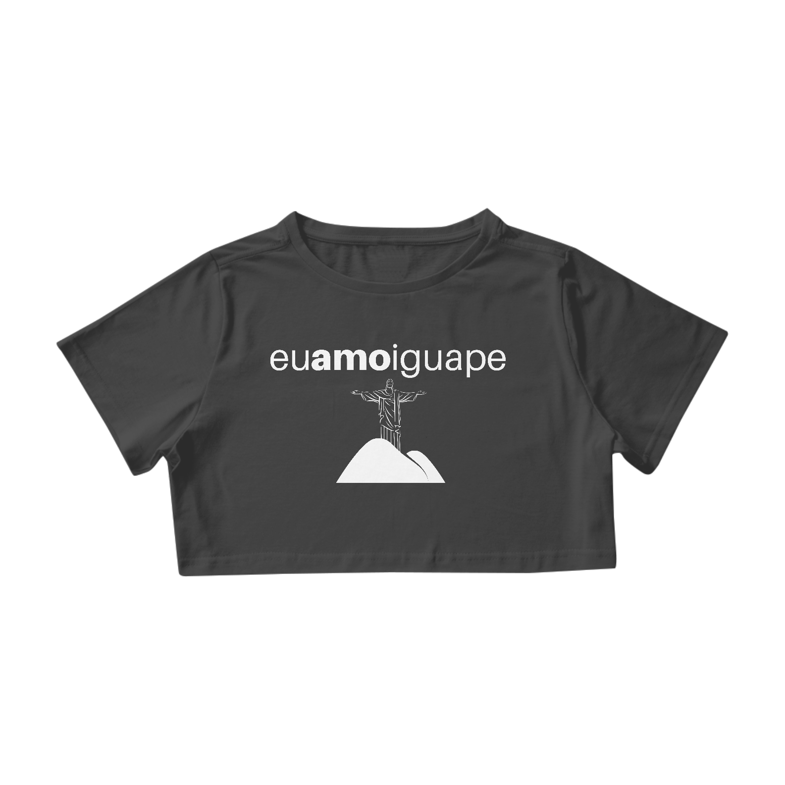 Nome do produto  Camiseta Cropped Eu Amo Iguape