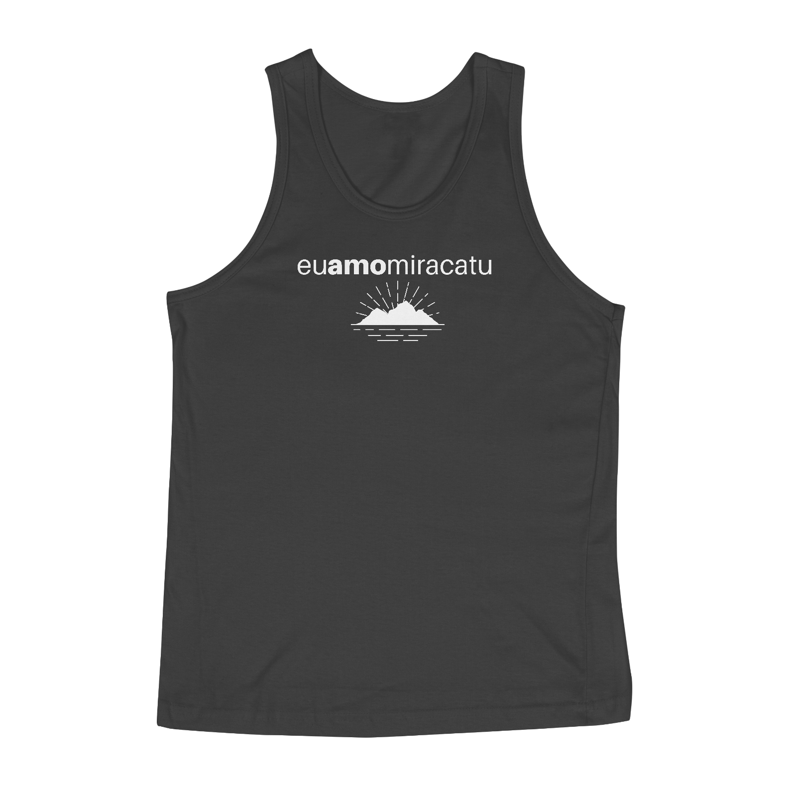 Nome do produto  Camiseta Regata Eu Amo Miracatu