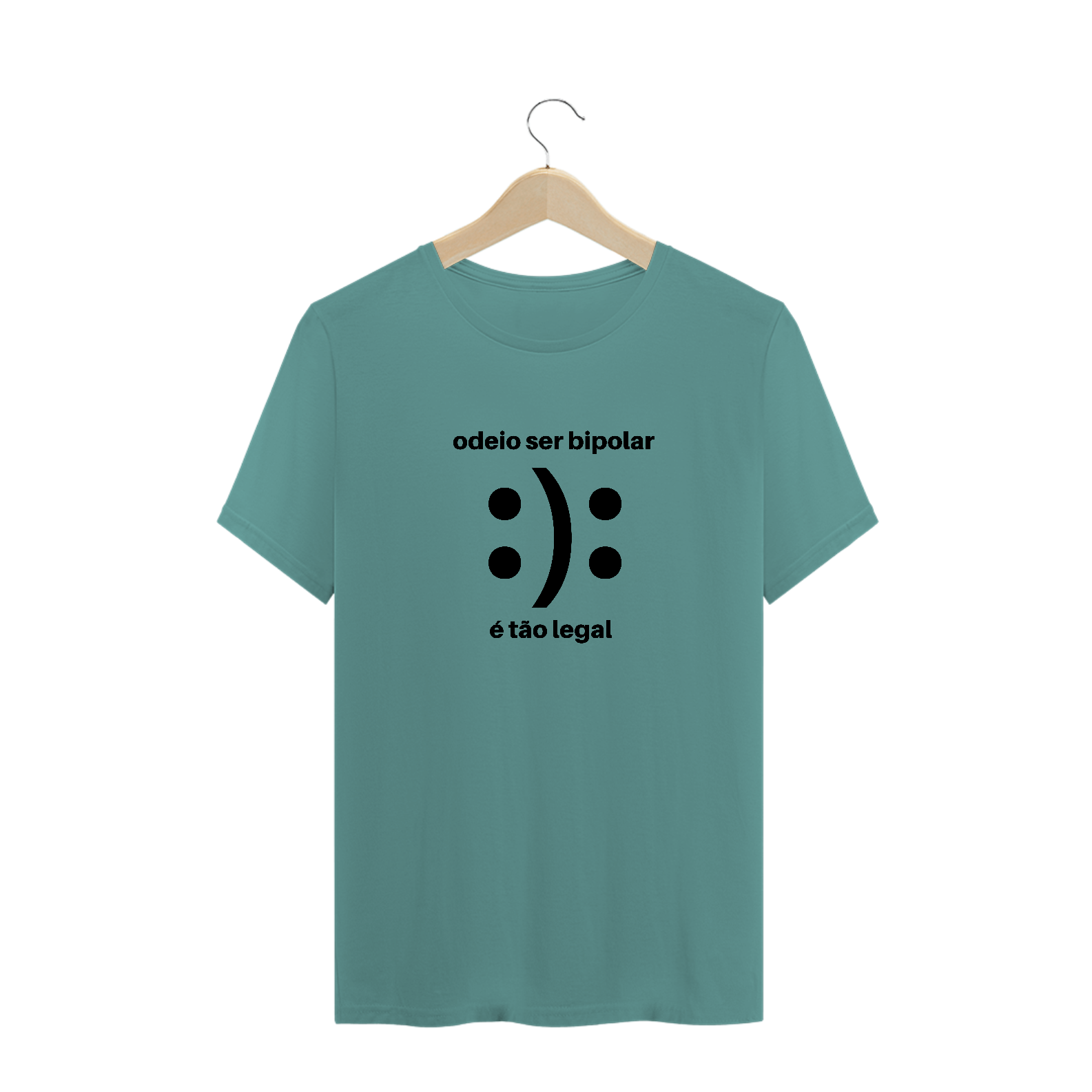 Nome do produto  T-shirt Estonada Odeio Ser Bipolar