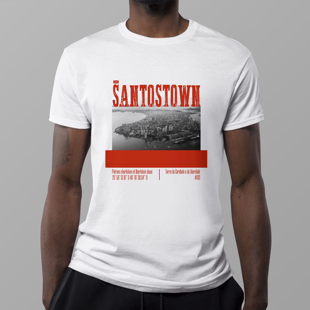 Nome do produto  Camiseta - SantosTown
