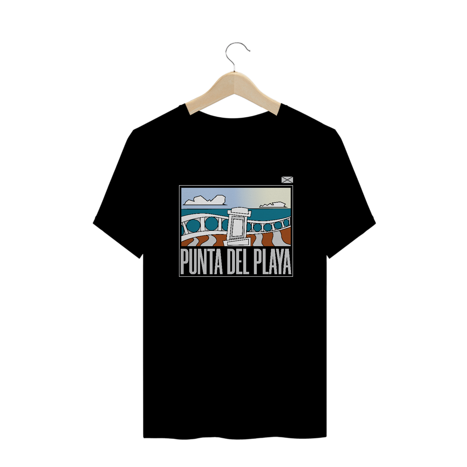 Nome do produto  Camiseta - Punta Del Playa - Escura