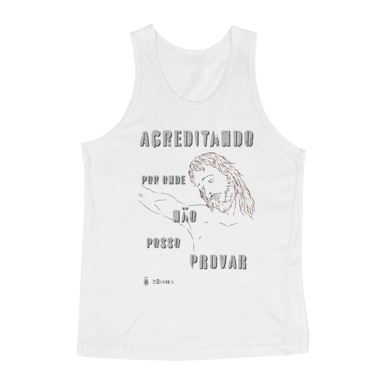 Nome do produto  Regata Acreditando (clara)