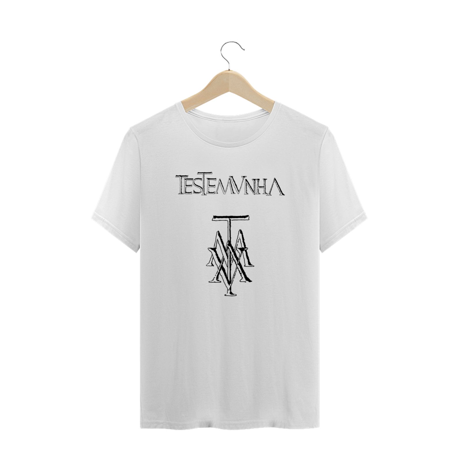 Nome do produto: Camiseta Plus Size Testemunha Básica clara