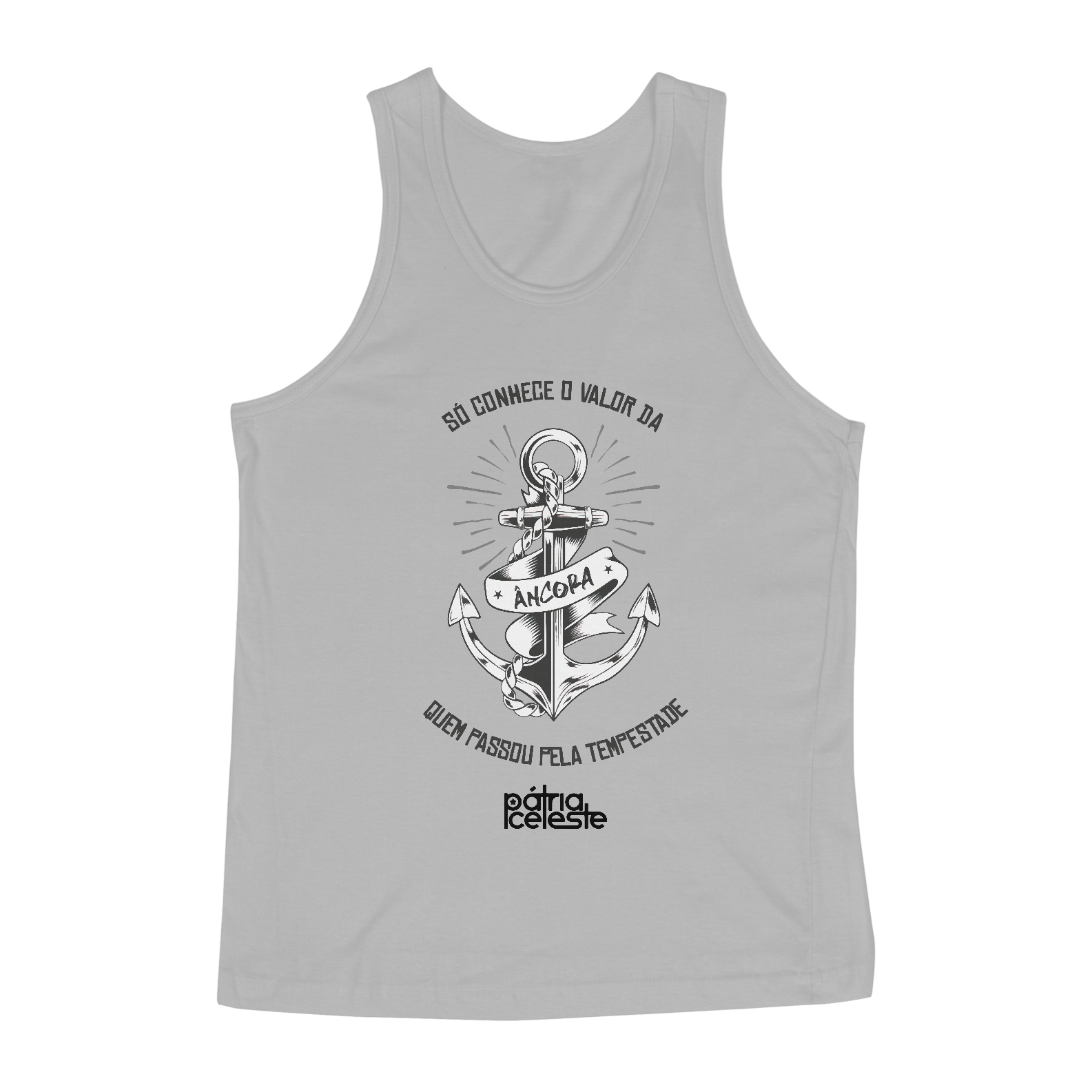 Nome do produto  Regata Pátria Celeste Valor da Âncora (clara)