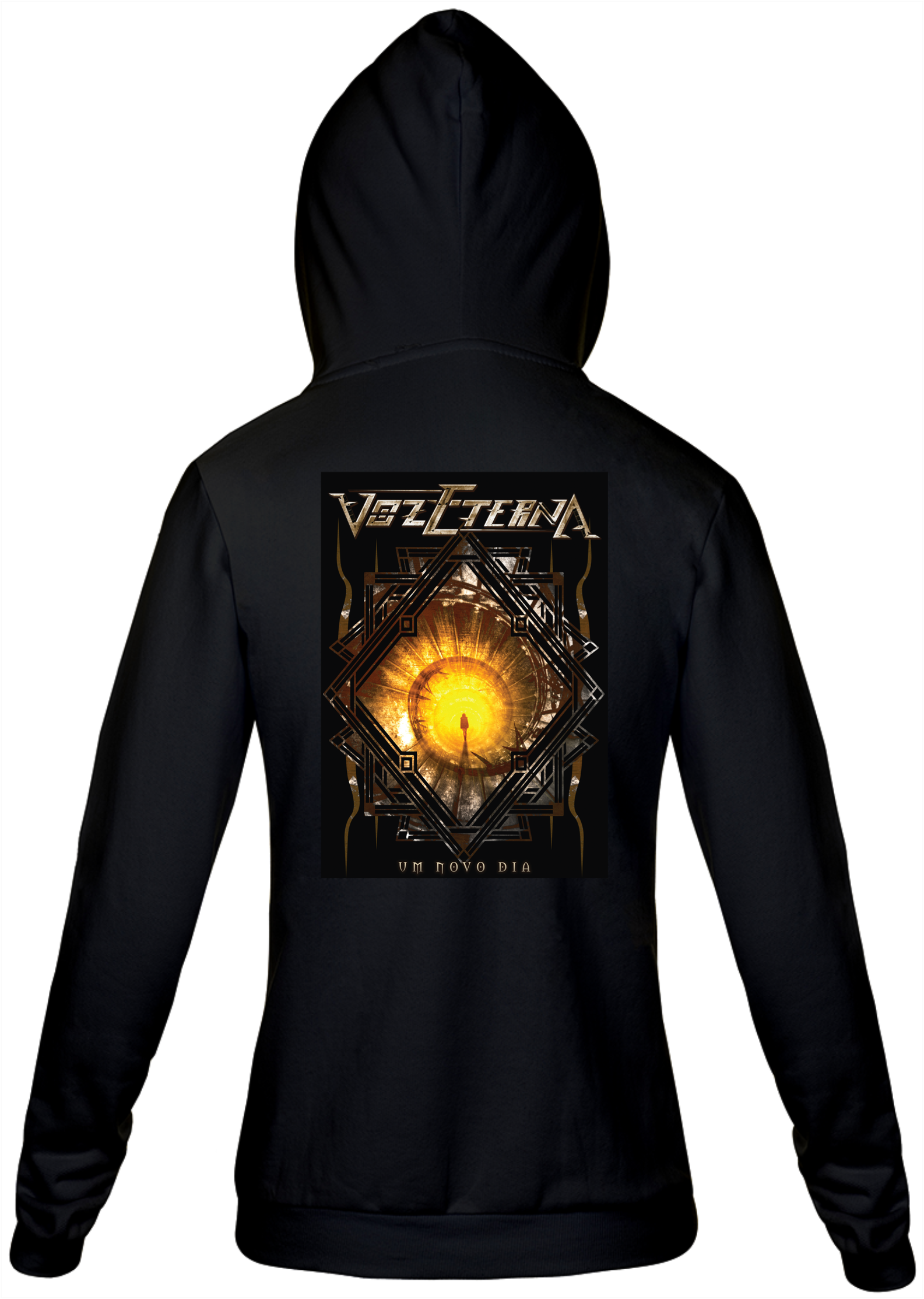 Nome do produto  Moletom Zíper Voz Eterna Um Novo Dia