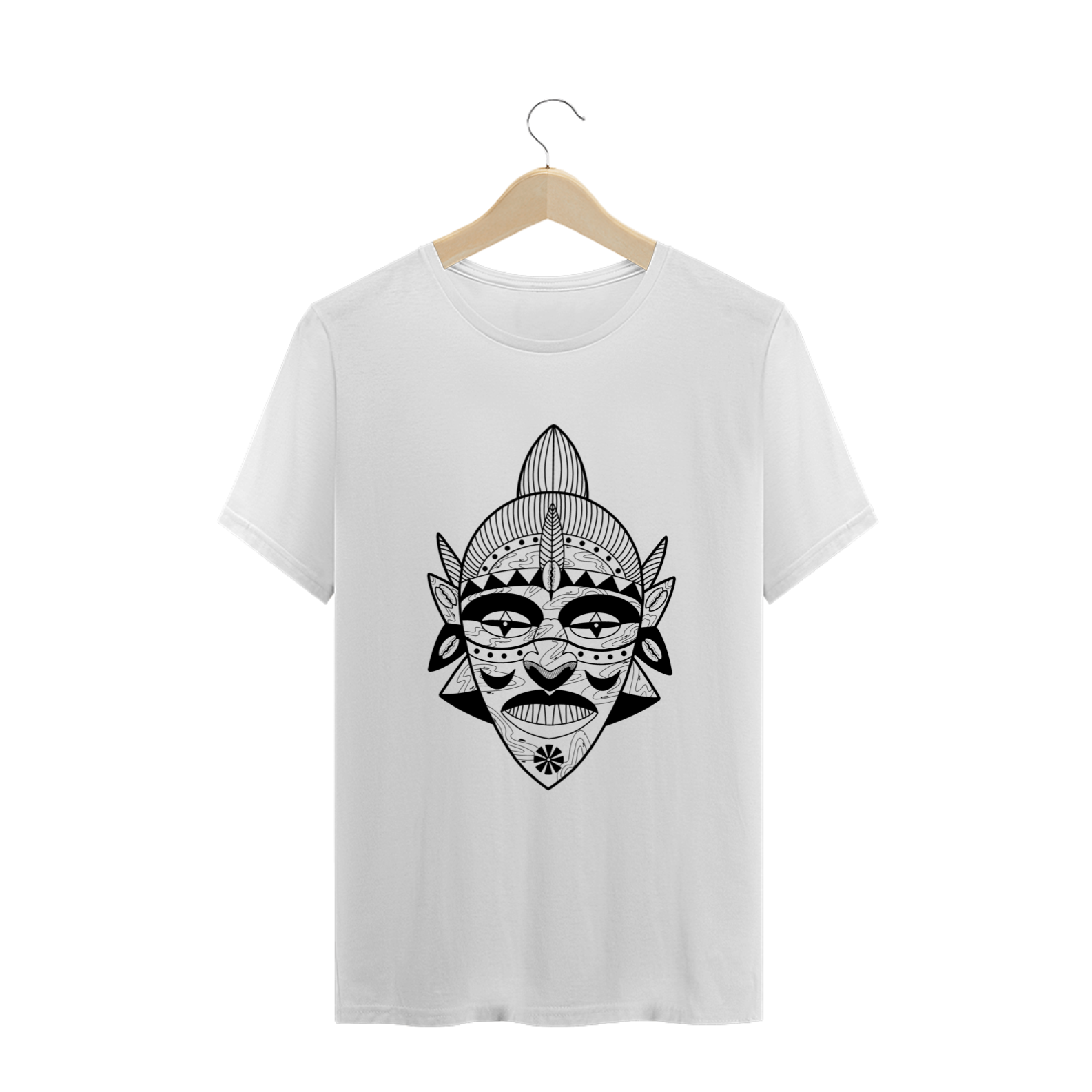 Nome do produto: Mascara Africana T-Shirt Masculino
