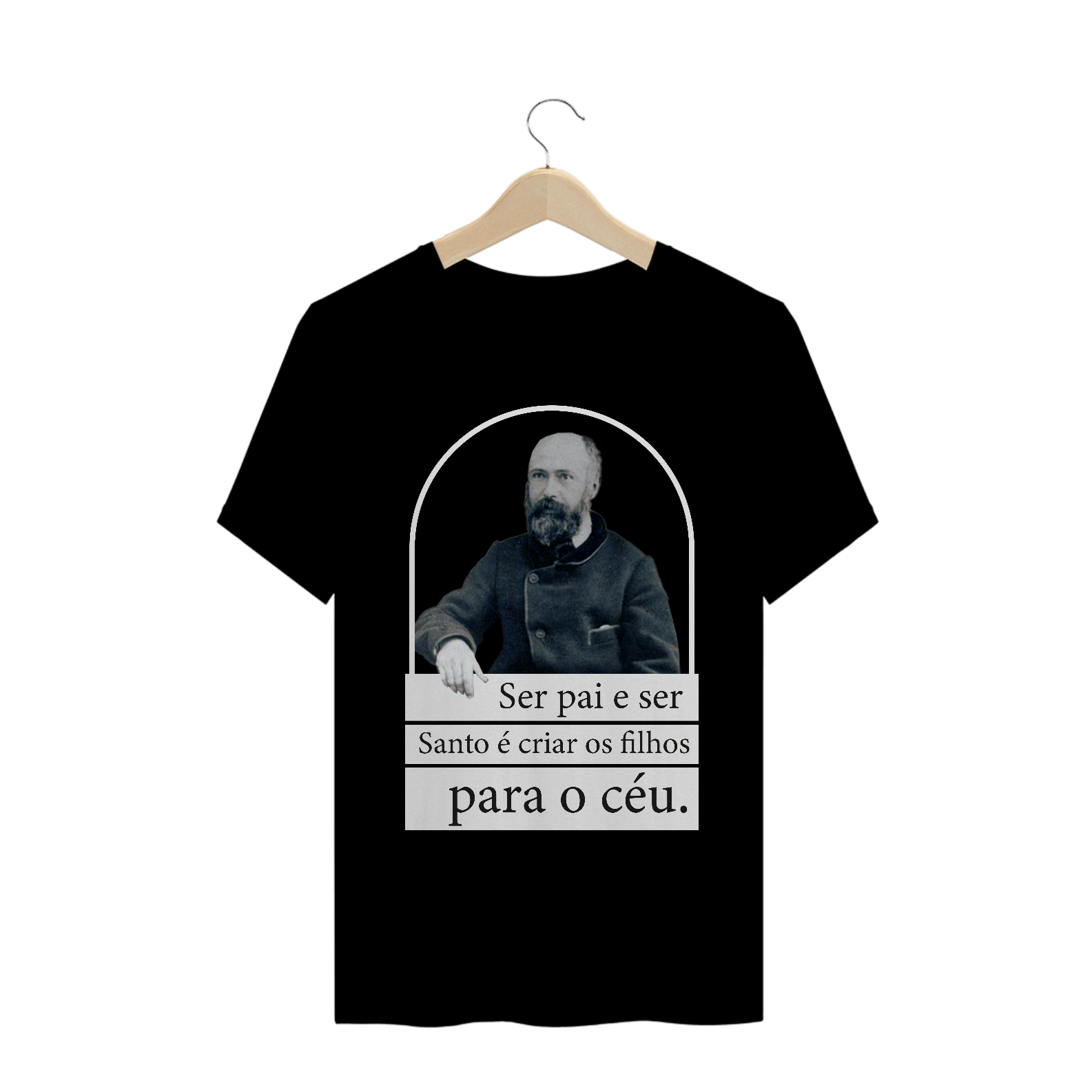 Camiseta Preta Pai de Santo | Quality 