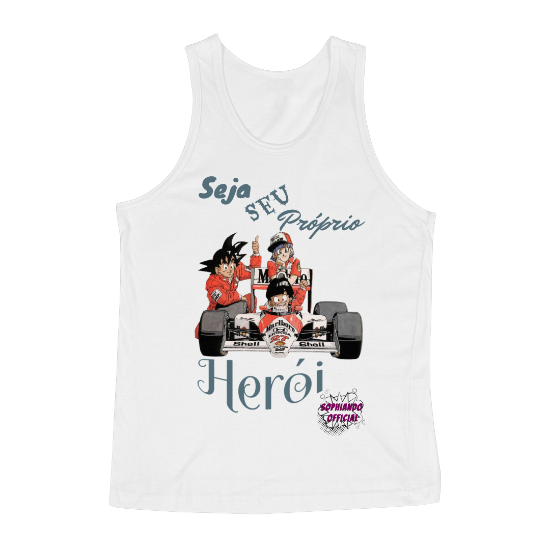 Nome do produto  Seja Seu Próprio Herói! Camisa Regata