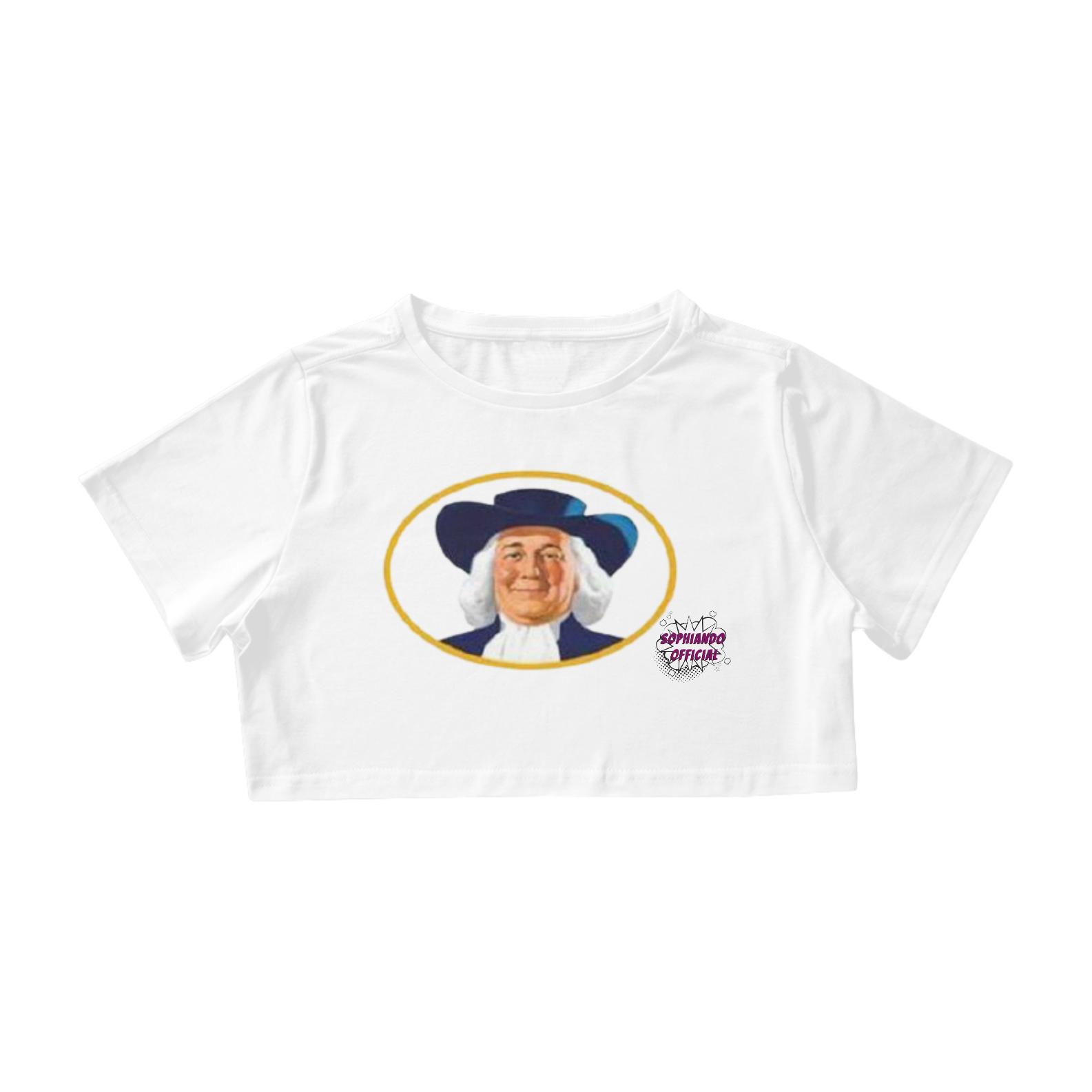 Nome do produto  Quaker! Camisa Cropped Feminina