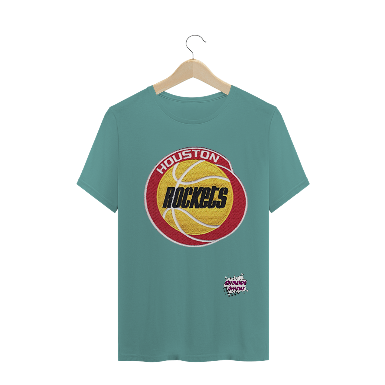 Nome do produto  Hoston Rockets! Camisa Masculina Estonada