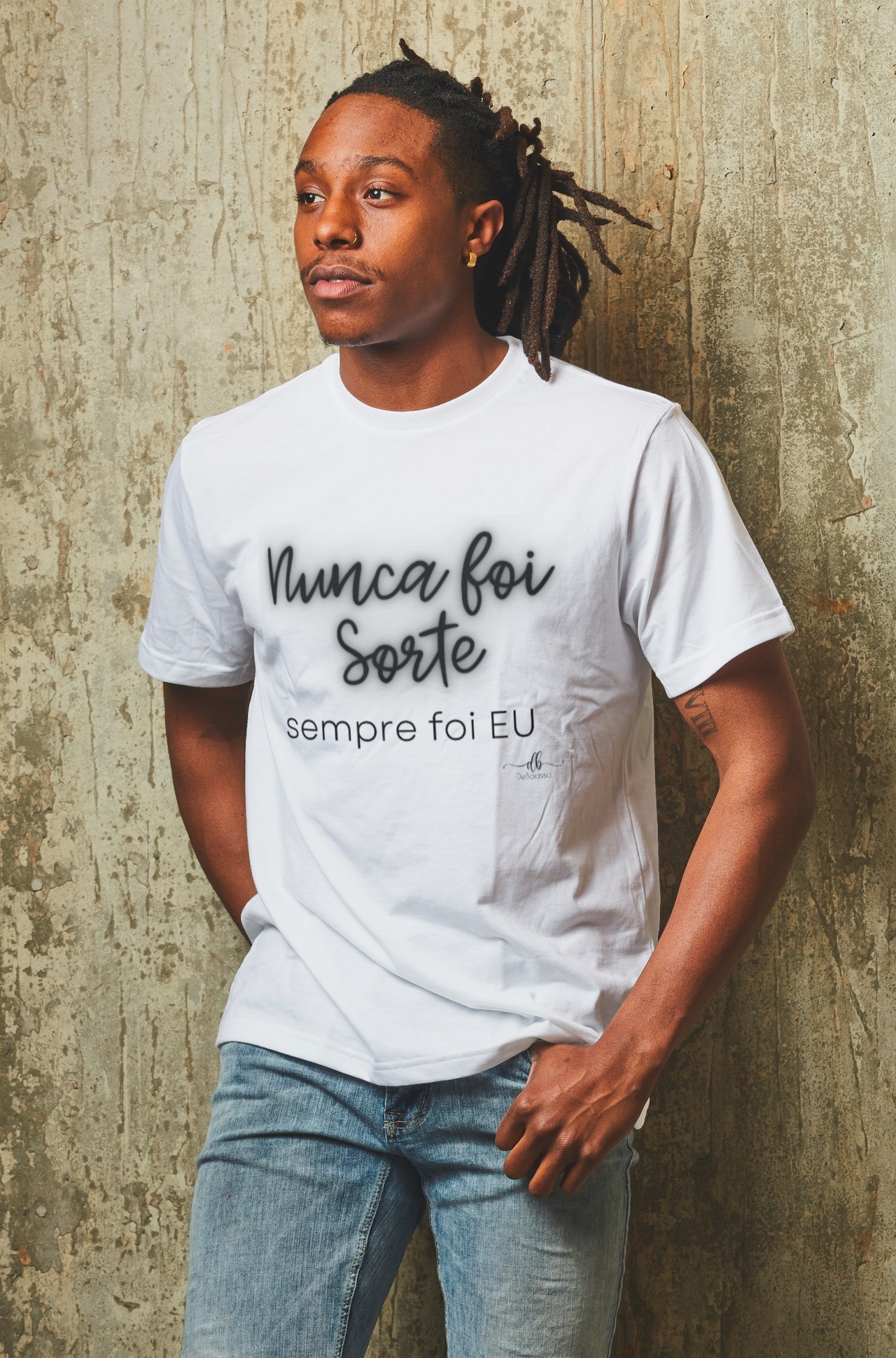 Nunca foi sorte sempre foi eu. (Camiseta quality) LP