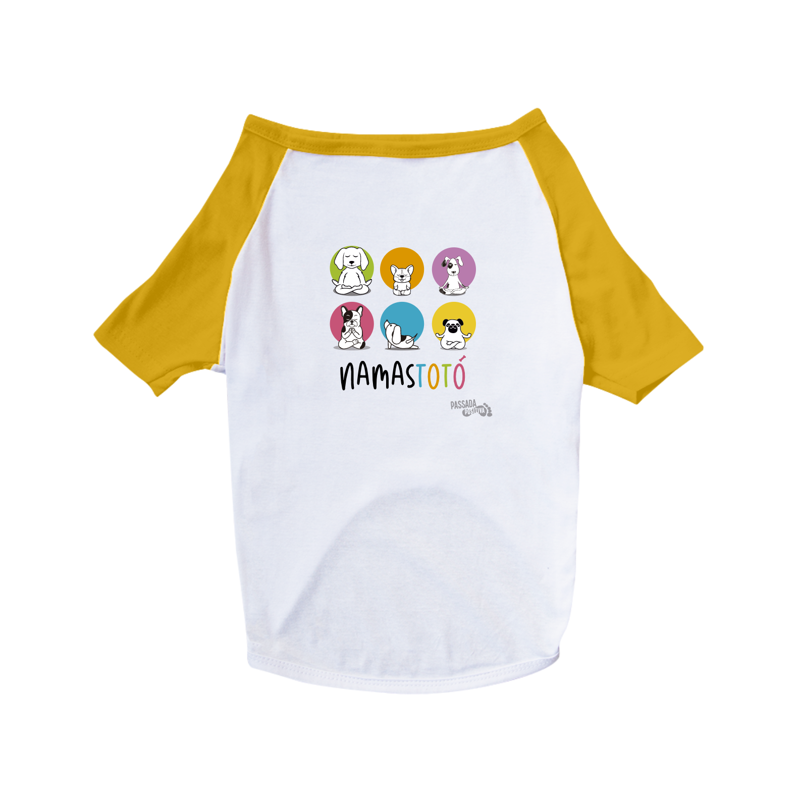Nome do produto  T-shirt MyPet NAMASTOTÓ