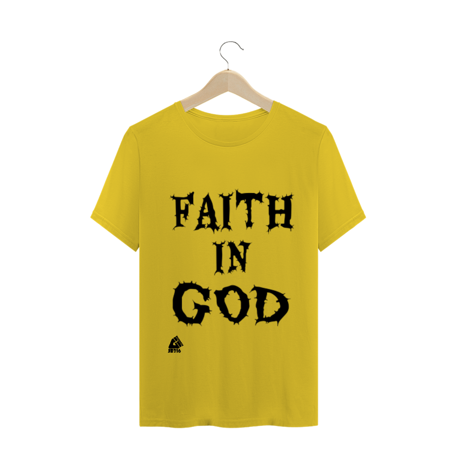 Nome do produto  CAMISETA MASCULINA ESTONADA FAITH IN GOD