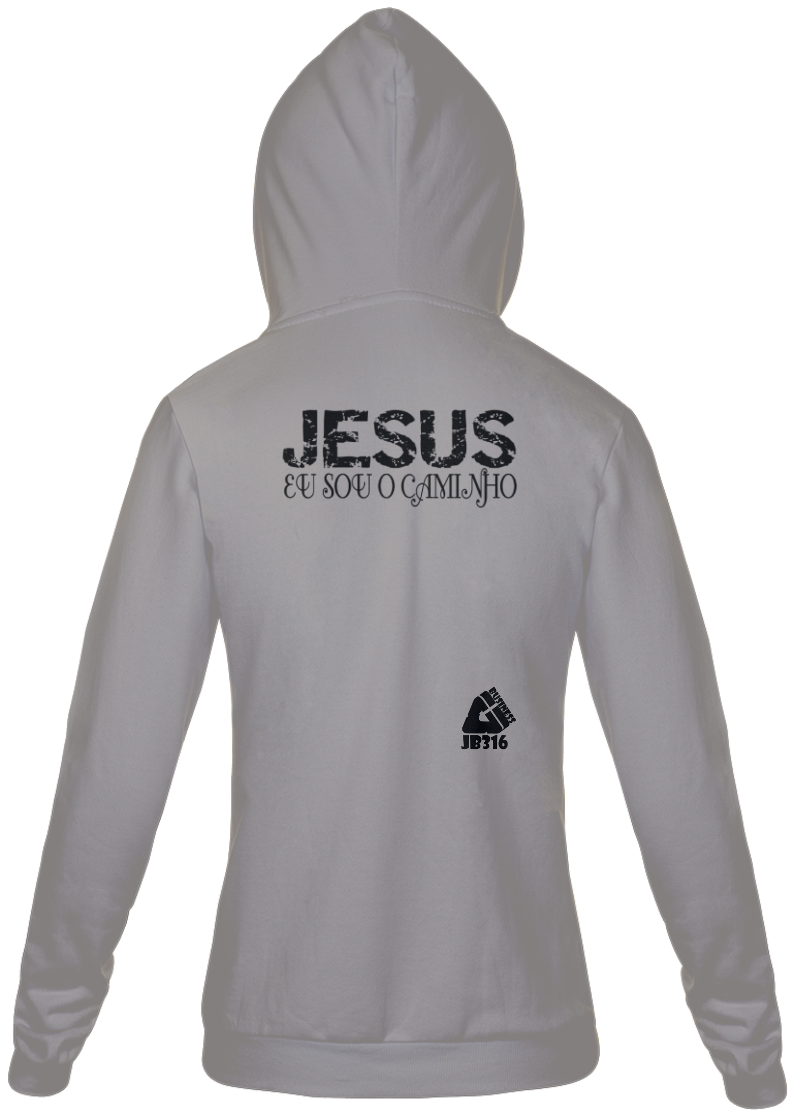 Nome do produto  Moletom Com Ziper Unissex  (Eu Sou)