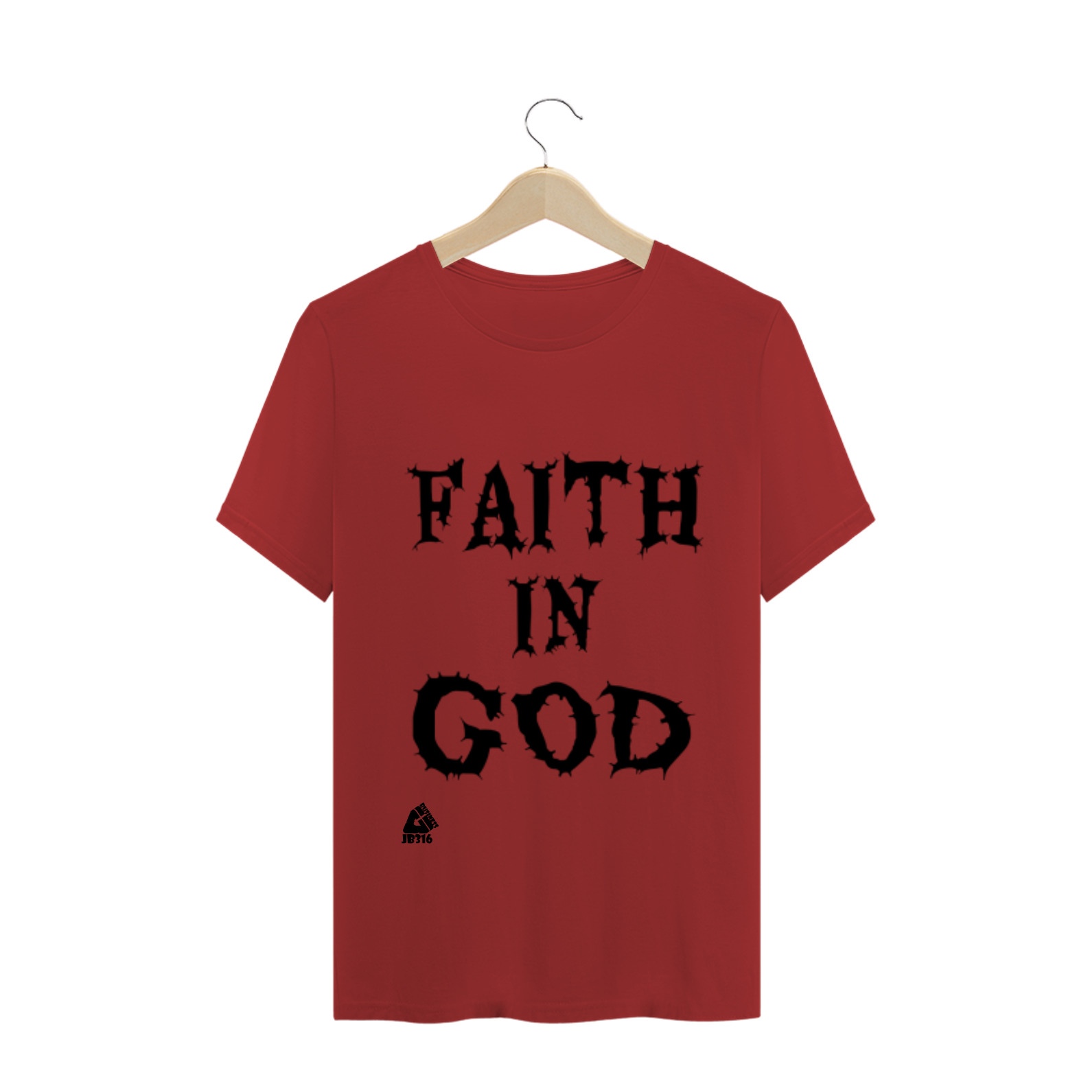 Nome do produto  CAMISETA MASCULINA ESTONADA FAITH IN GOD