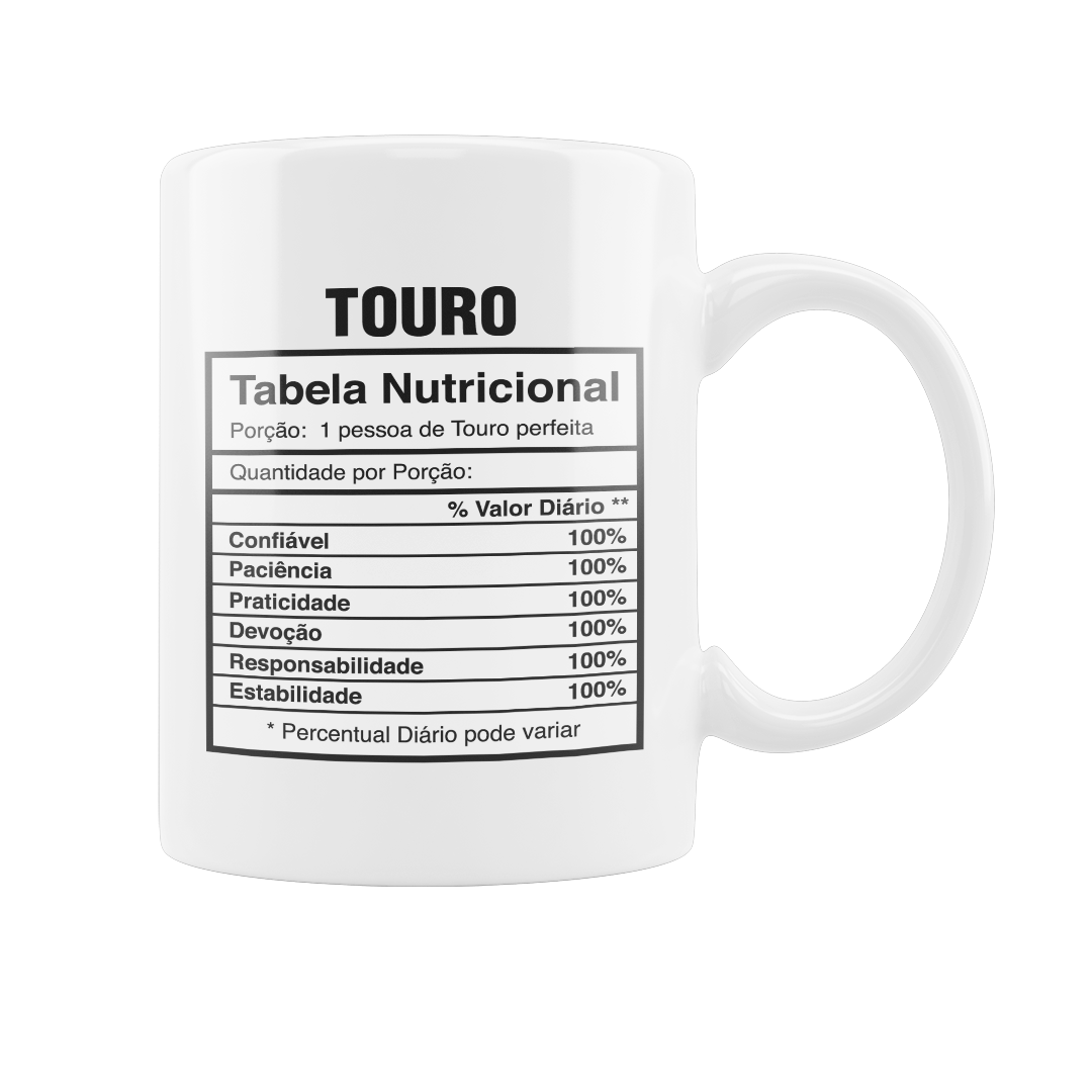 Touro - Caneca Perfeição