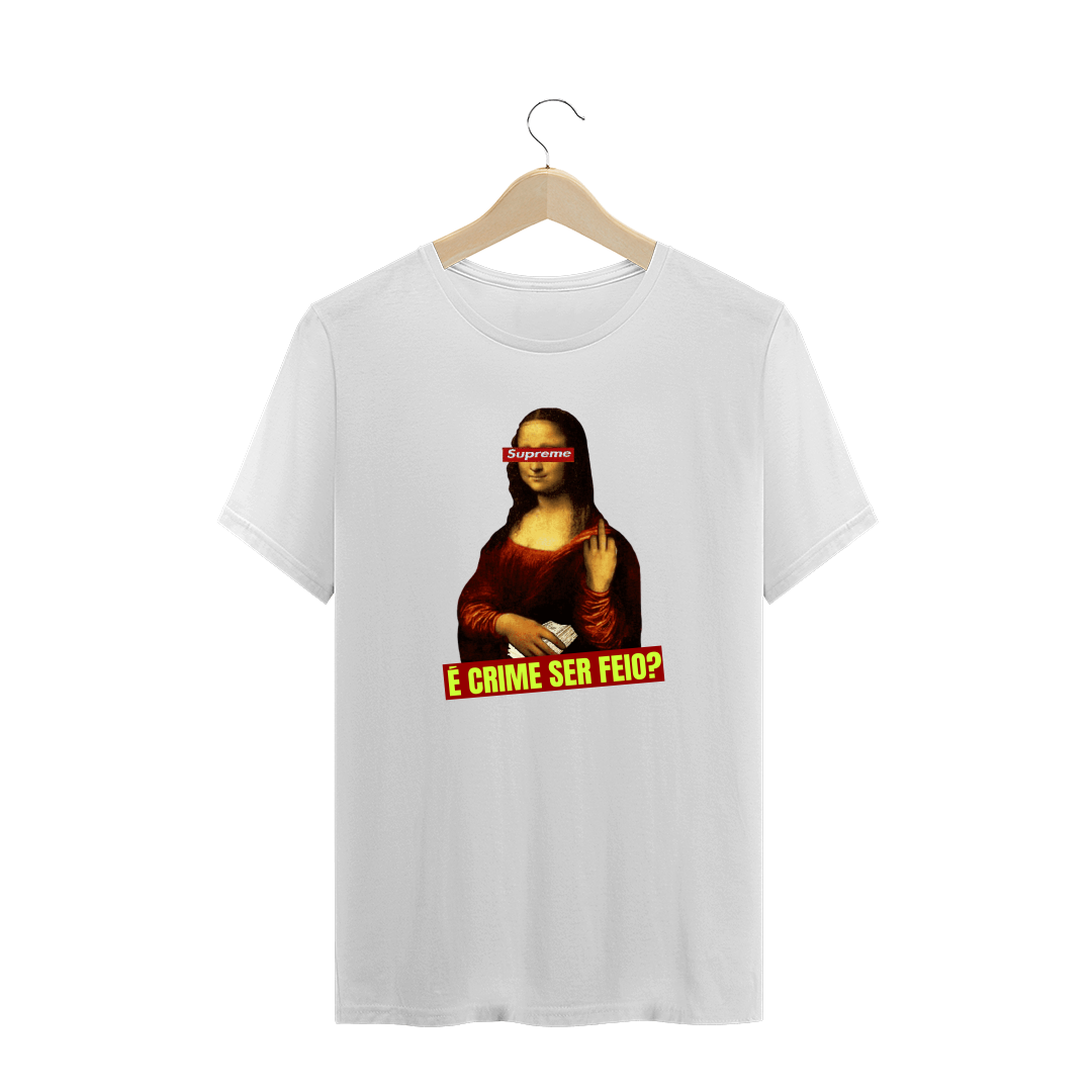 CAMISA MONALISA É CRIME **cupom alv50**