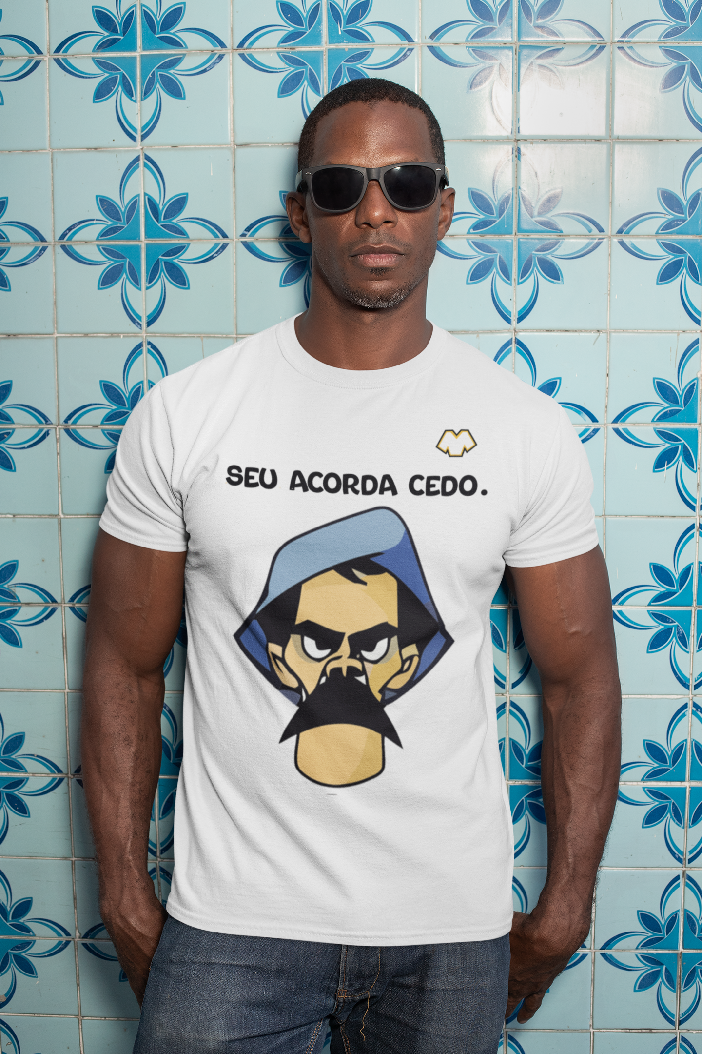 T-SHIRT SEU ACORDA CEDO