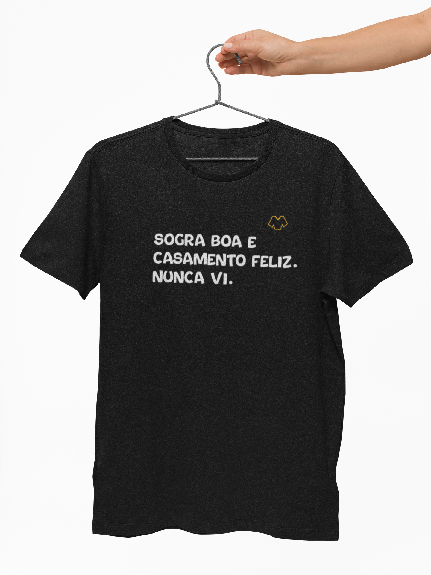 T-SHIRT PRETA - SOGRA BOA