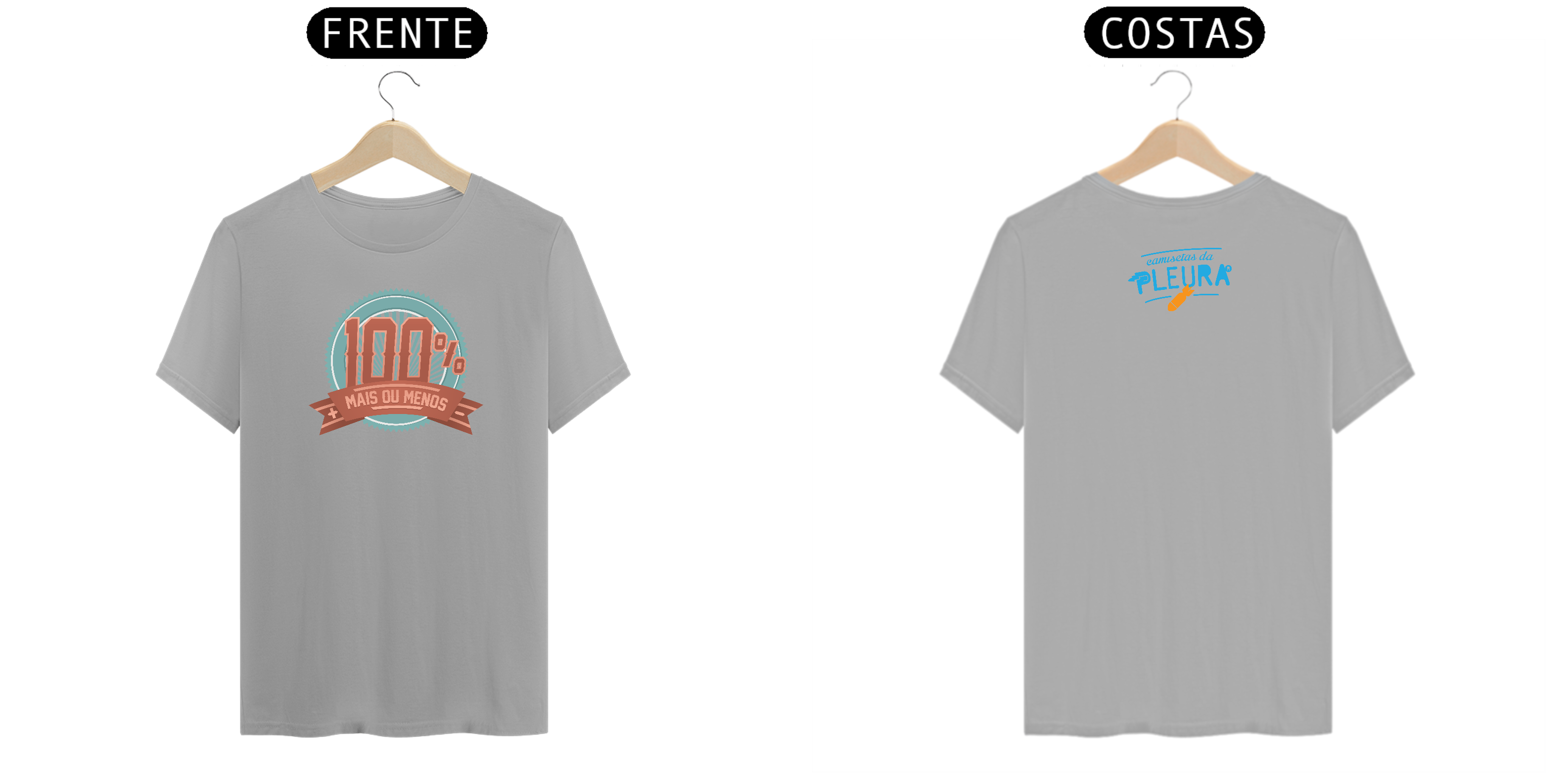 CAMISETA MASCULINA 100% MARROMENO