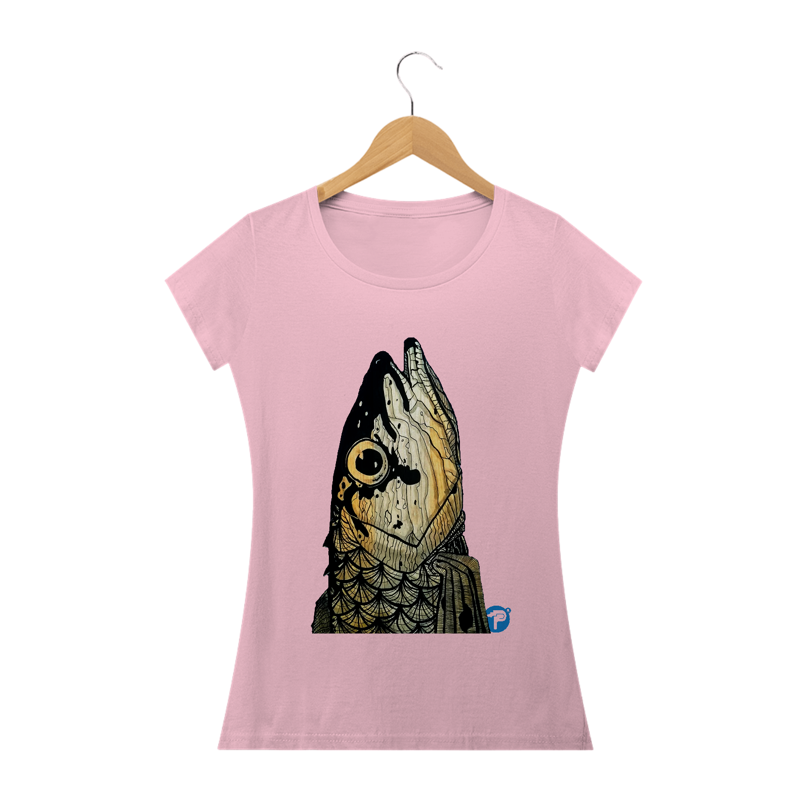 Nome do produto  Camiseta feminina Peixe