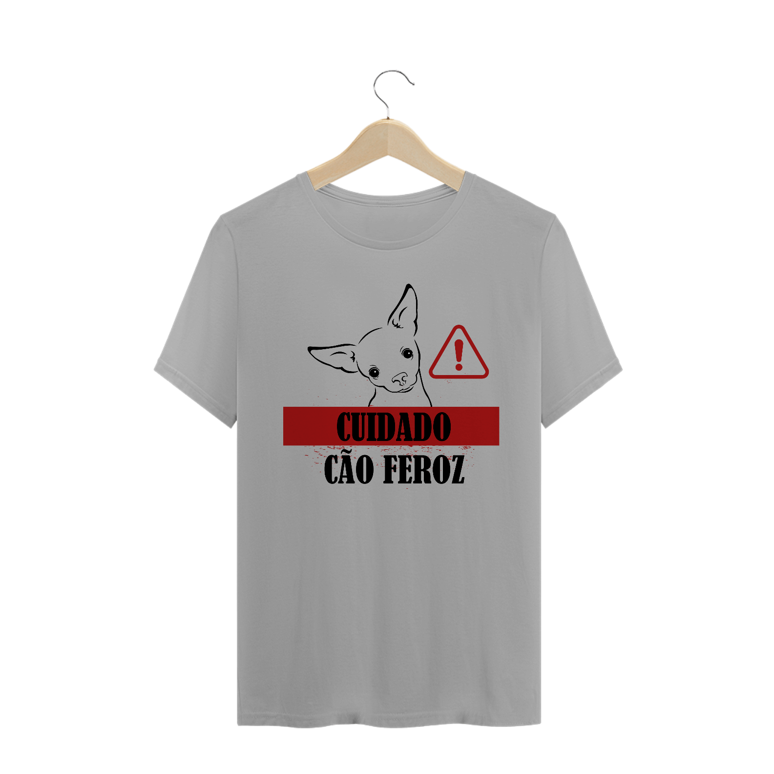 Nome do produto  Camiseta - Pinscher - Cuidado!