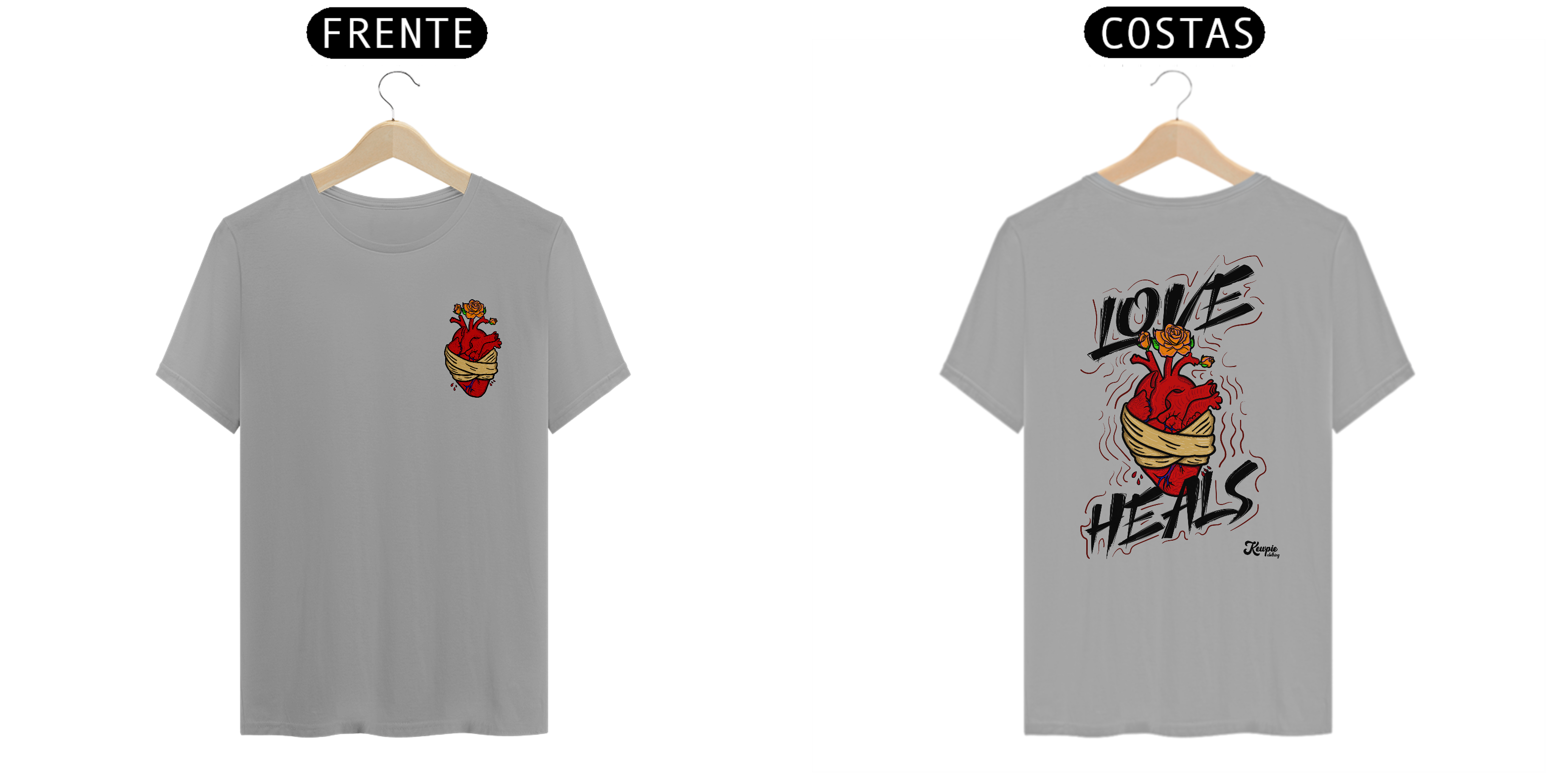 Nome do produto  Camiseta Love Heals