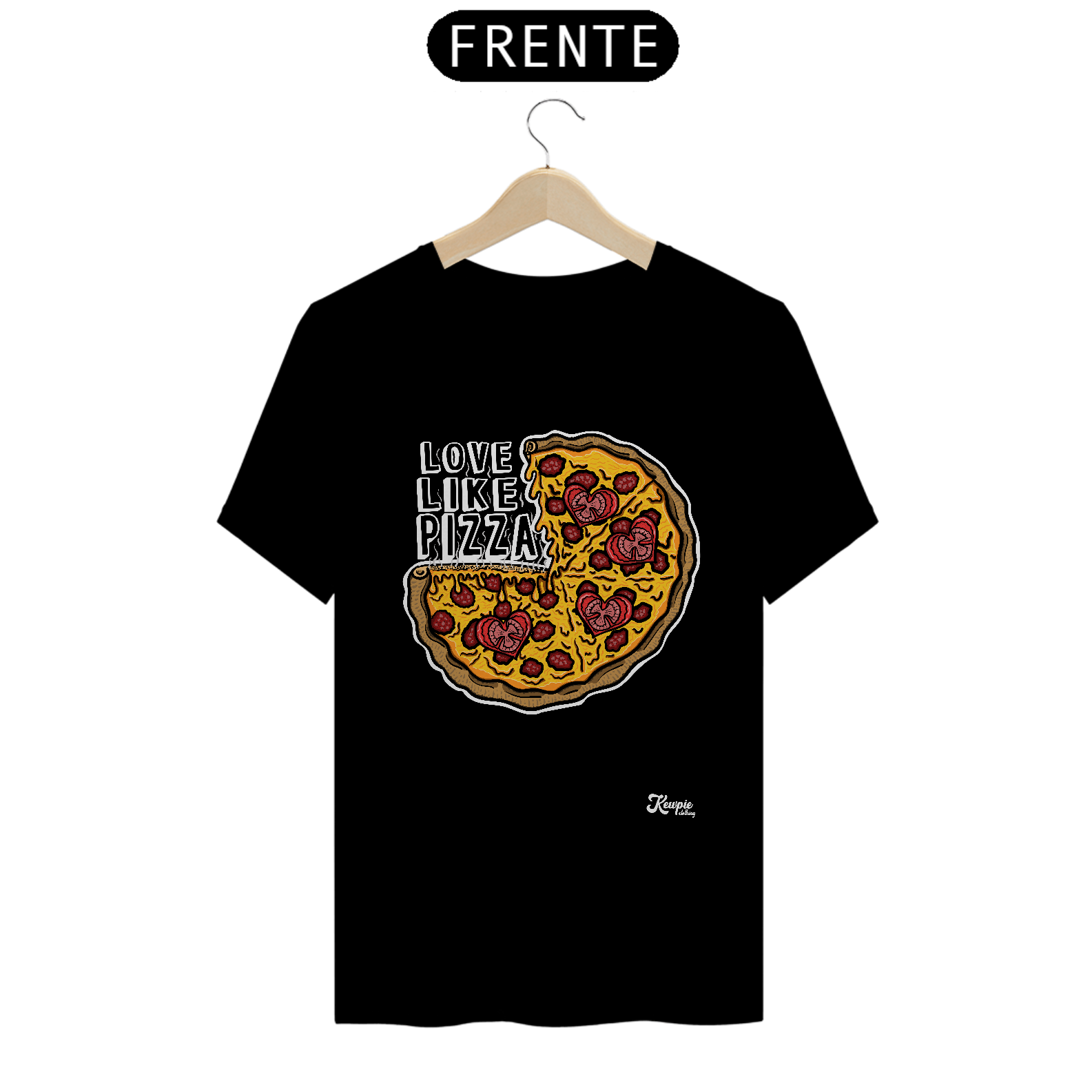 Nome do produto  Camiseta Love Like Pizza