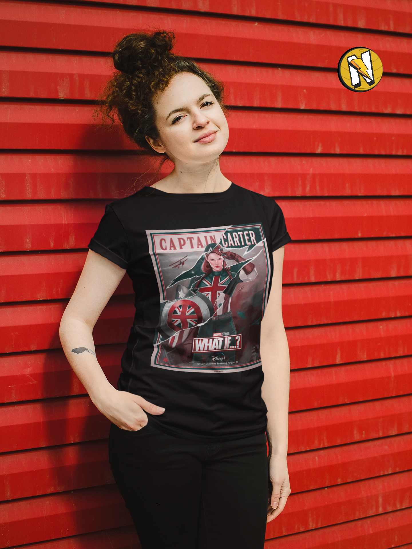 Nome do produto  Camiseta Capitã Carter pôster