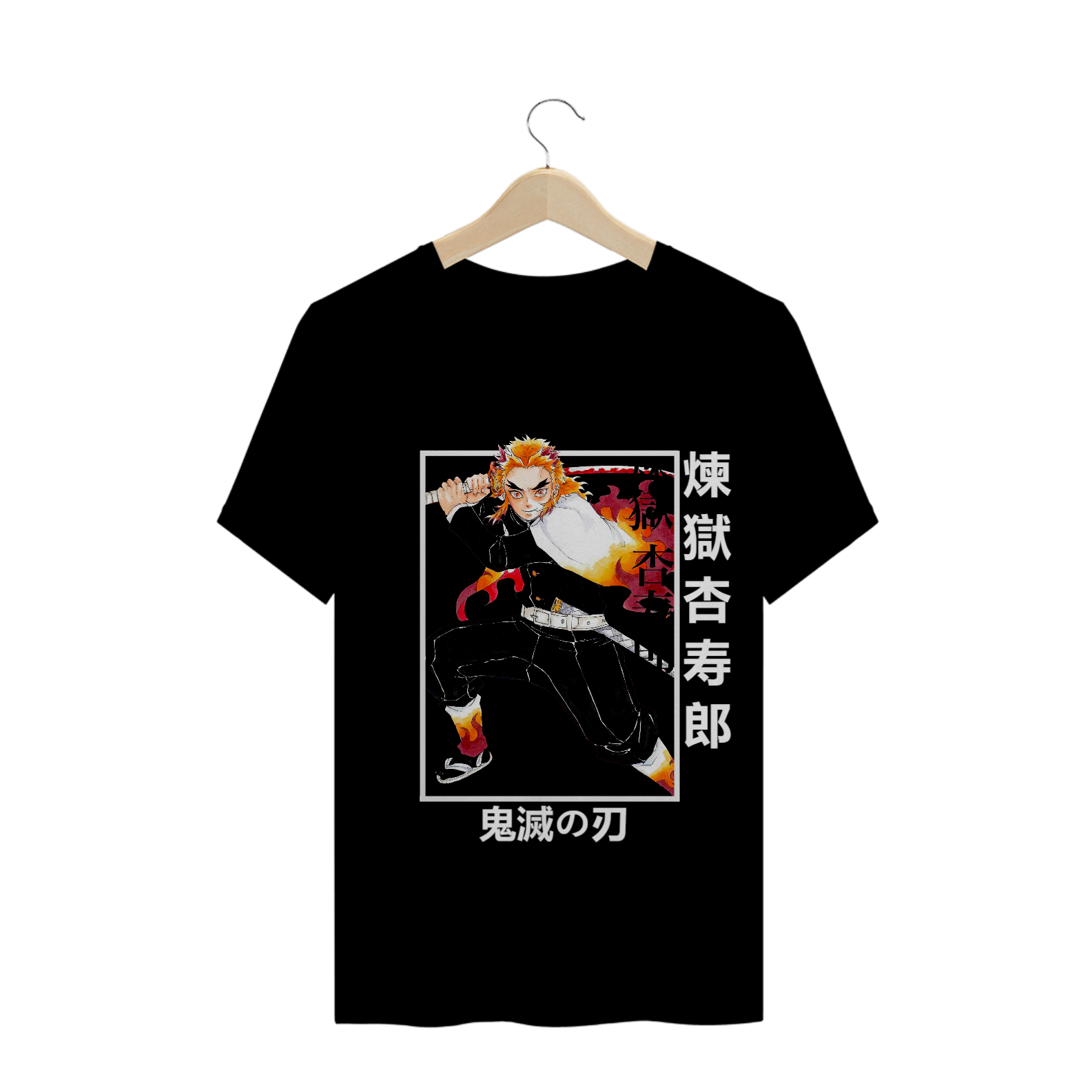 Nome do produto  T-Shirt Kimetsu No Yaiba - Rengoku