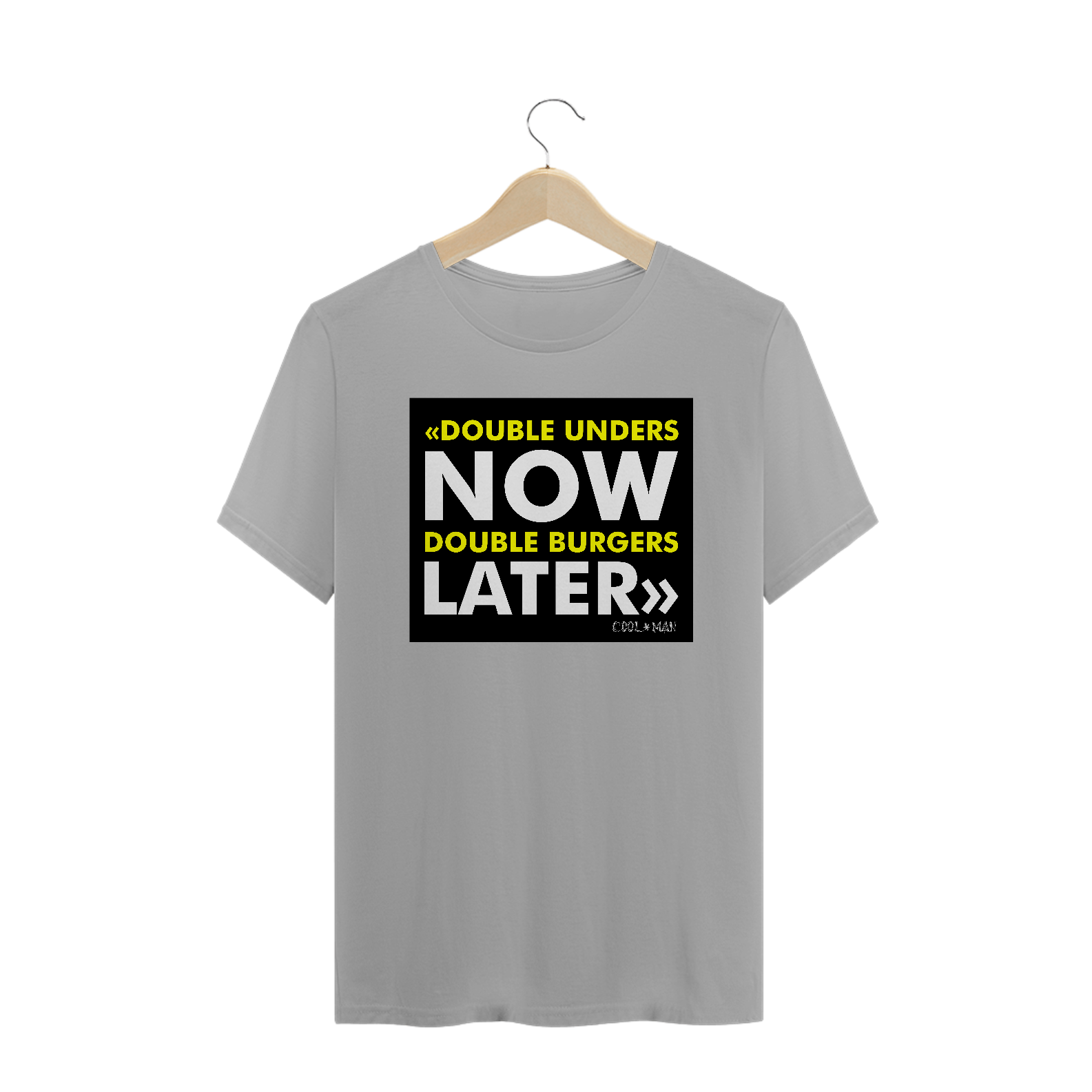 Nome do produto  Camiseta Double Unders Now_Double Burgers Later