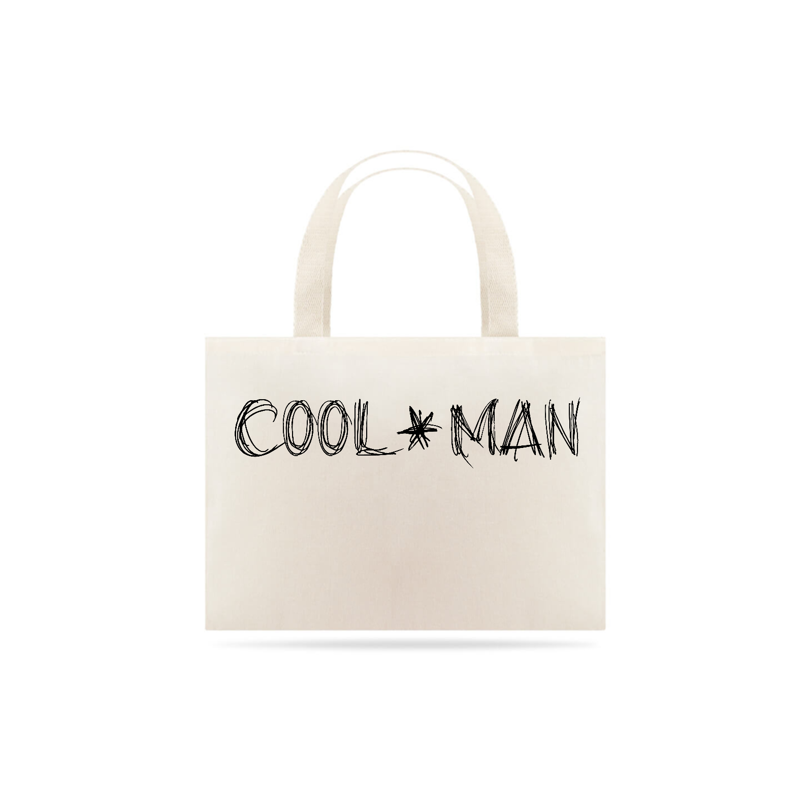 Nome do produto  Ecobag Coolman - Estampa Preta